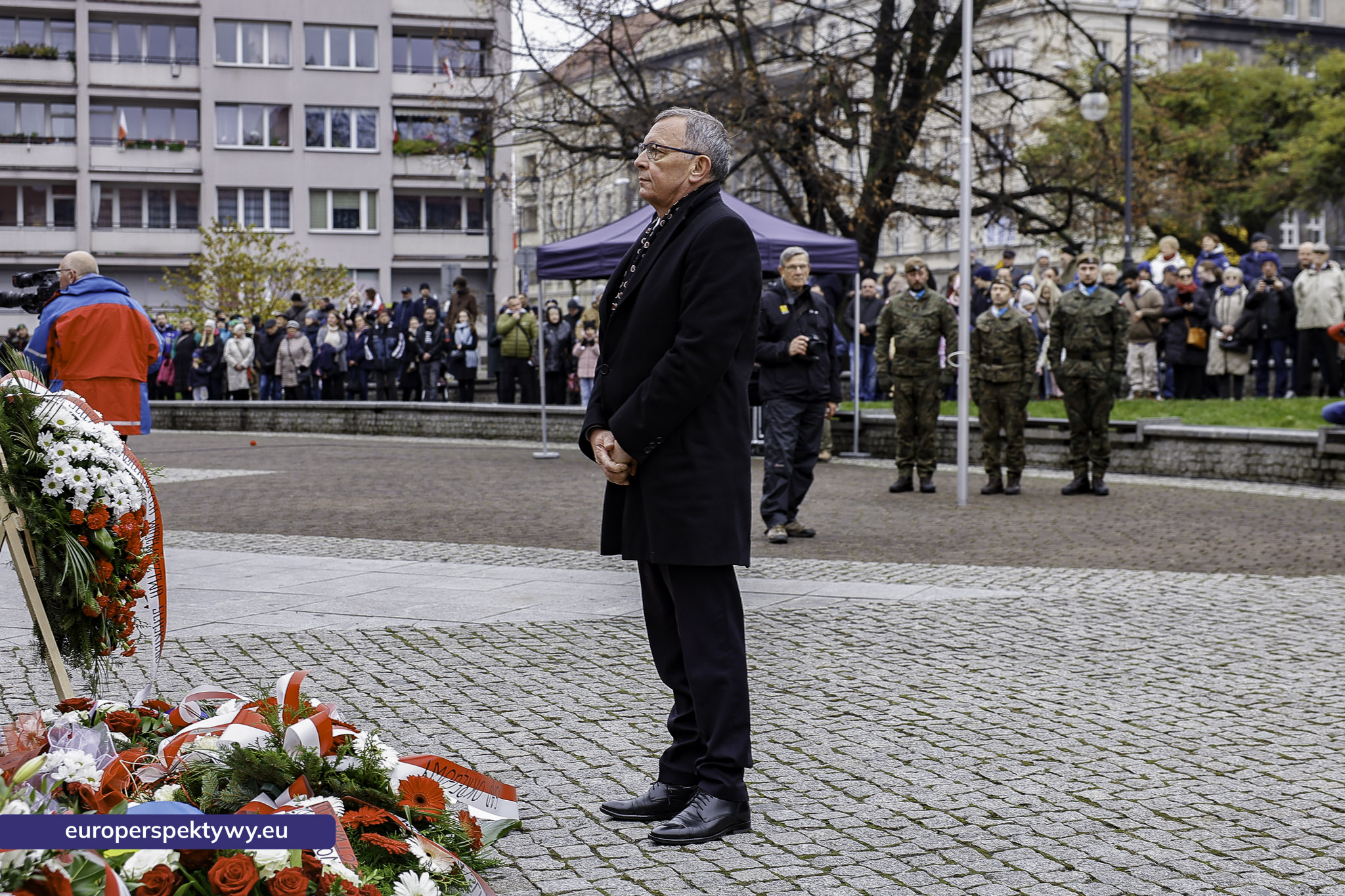 Narodowe Święto Niepodległości w Katowicach przed pomnikiem Józefa Piłsudskiego-118 Europerspektywy Święto Niepodległości: wojewódzkie obchody w Katowicach