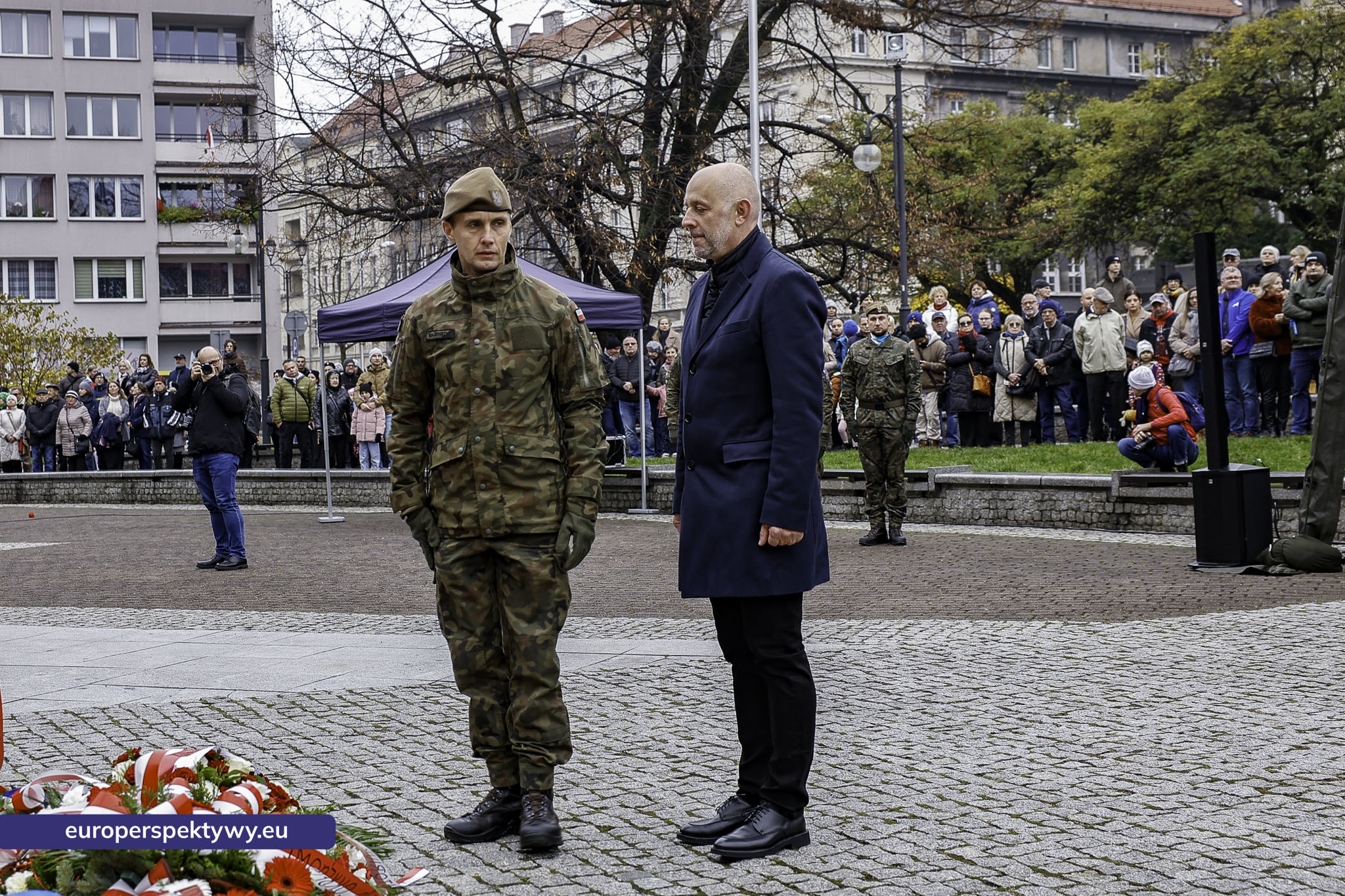 Narodowe Święto Niepodległości w Katowicach przed pomnikiem Józefa Piłsudskiego-122 Europerspektywy Święto Niepodległości: wojewódzkie obchody w Katowicach