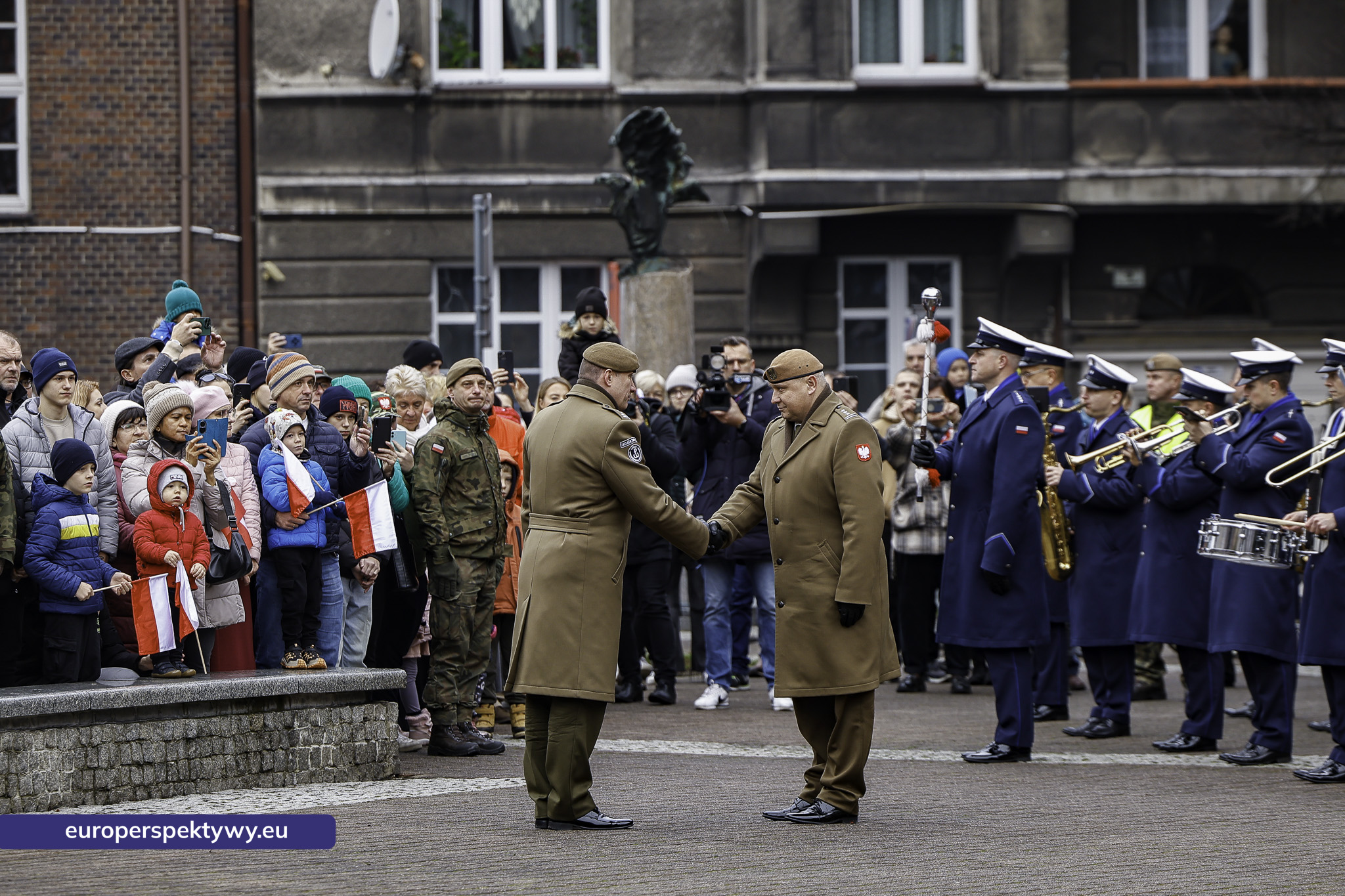 Narodowe Święto Niepodległości w Katowicach przed pomnikiem Józefa Piłsudskiego-29 Europerspektywy Święto Niepodległości: wojewódzkie obchody w Katowicach