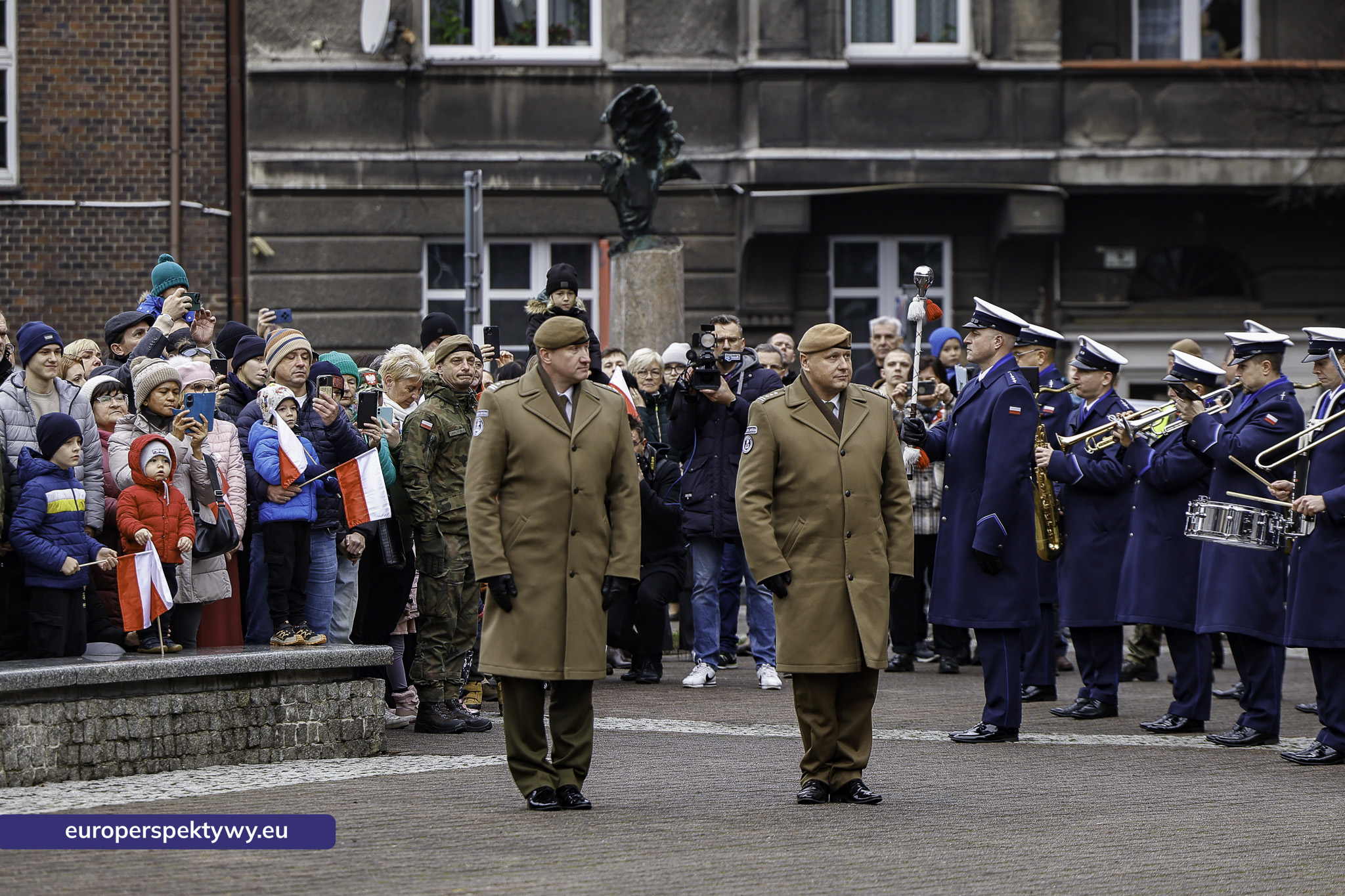 Narodowe Święto Niepodległości w Katowicach przed pomnikiem Józefa Piłsudskiego-31 Europerspektywy Święto Niepodległości: wojewódzkie obchody w Katowicach