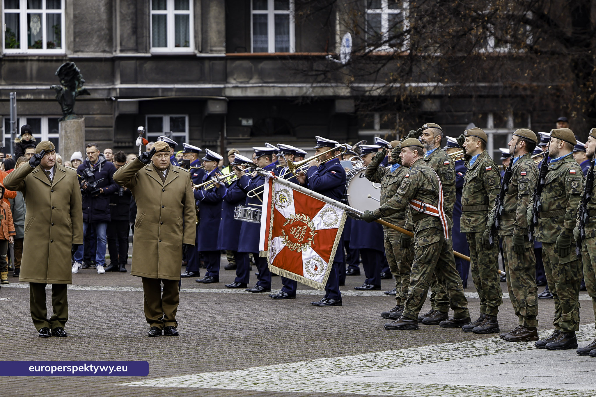 Narodowe Święto Niepodległości w Katowicach przed pomnikiem Józefa Piłsudskiego-33 Europerspektywy Święto Niepodległości: wojewódzkie obchody w Katowicach