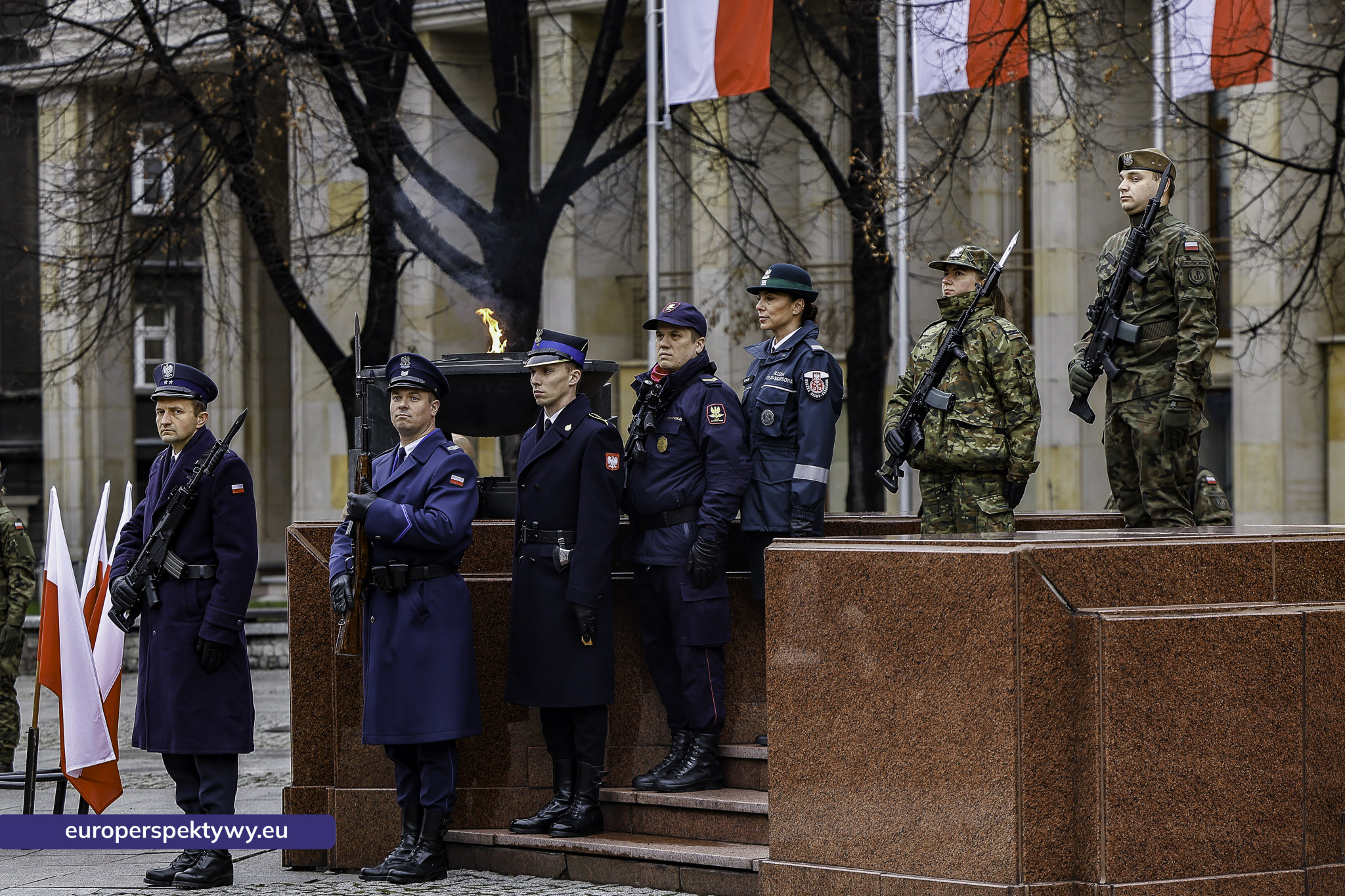 Narodowe Święto Niepodległości w Katowicach przed pomnikiem Józefa Piłsudskiego-38 Europerspektywy Święto Niepodległości: wojewódzkie obchody w Katowicach