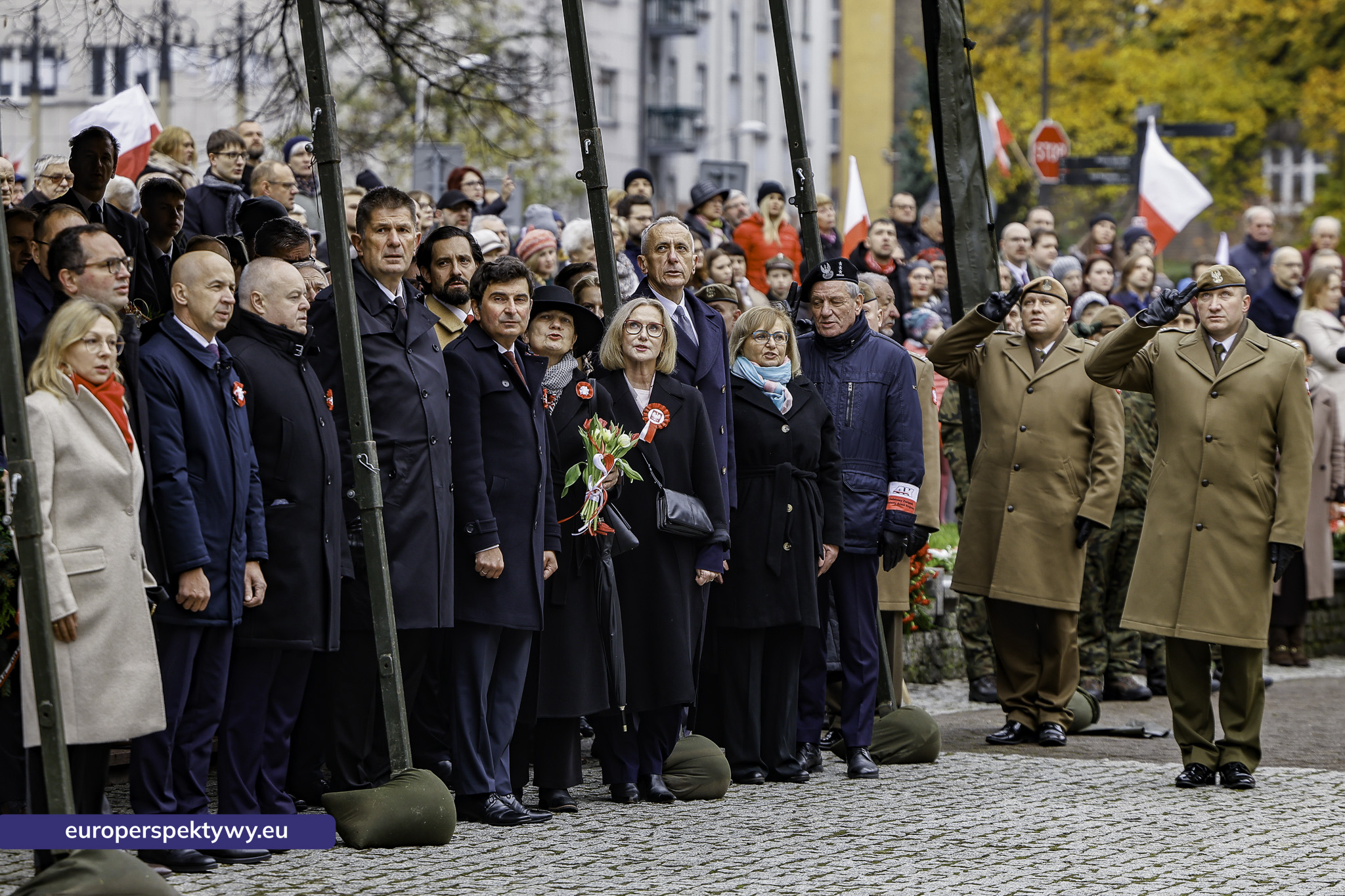 Narodowe Święto Niepodległości w Katowicach przed pomnikiem Józefa Piłsudskiego-51 Europerspektywy Święto Niepodległości: wojewódzkie obchody w Katowicach