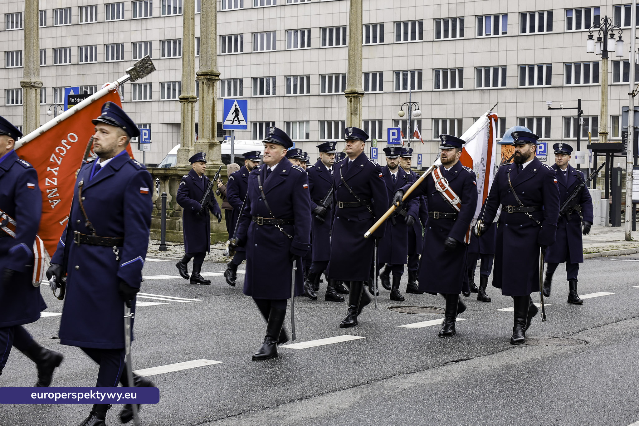Narodowe Święto Niepodległości w Katowicach przed pomnikiem Józefa Piłsudskiego-6 Europerspektywy Święto Niepodległości: wojewódzkie obchody w Katowicach