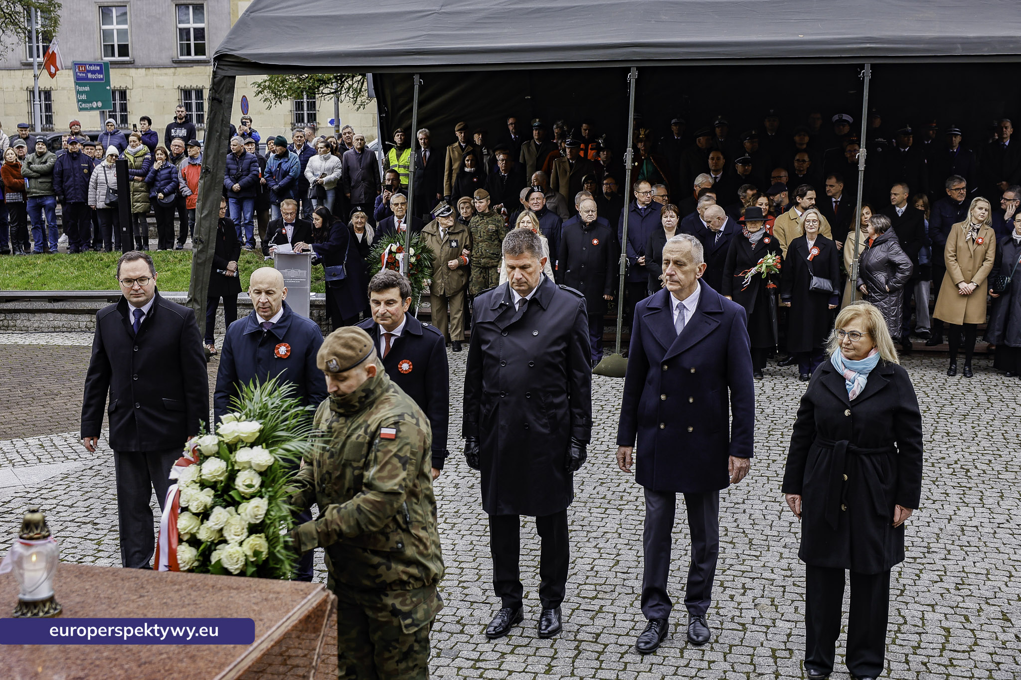 Narodowe Święto Niepodległości w Katowicach przed pomnikiem Józefa Piłsudskiego-82 Europerspektywy Święto Niepodległości: wojewódzkie obchody w Katowicach