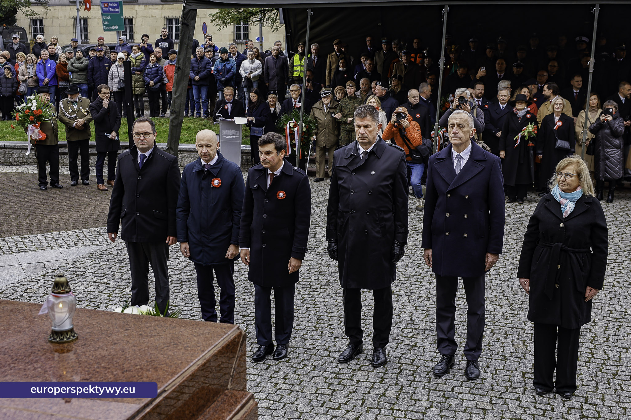 Narodowe Święto Niepodległości w Katowicach przed pomnikiem Józefa Piłsudskiego-83 Europerspektywy Święto Niepodległości: wojewódzkie obchody w Katowicach