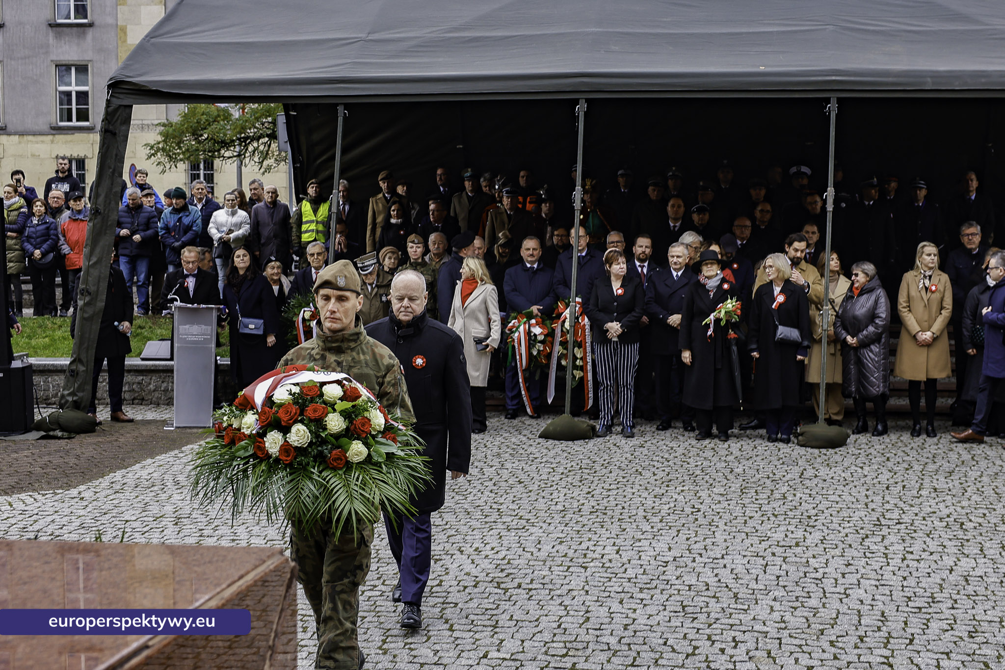 Narodowe Święto Niepodległości w Katowicach przed pomnikiem Józefa Piłsudskiego-84 Europerspektywy Święto Niepodległości: wojewódzkie obchody w Katowicach