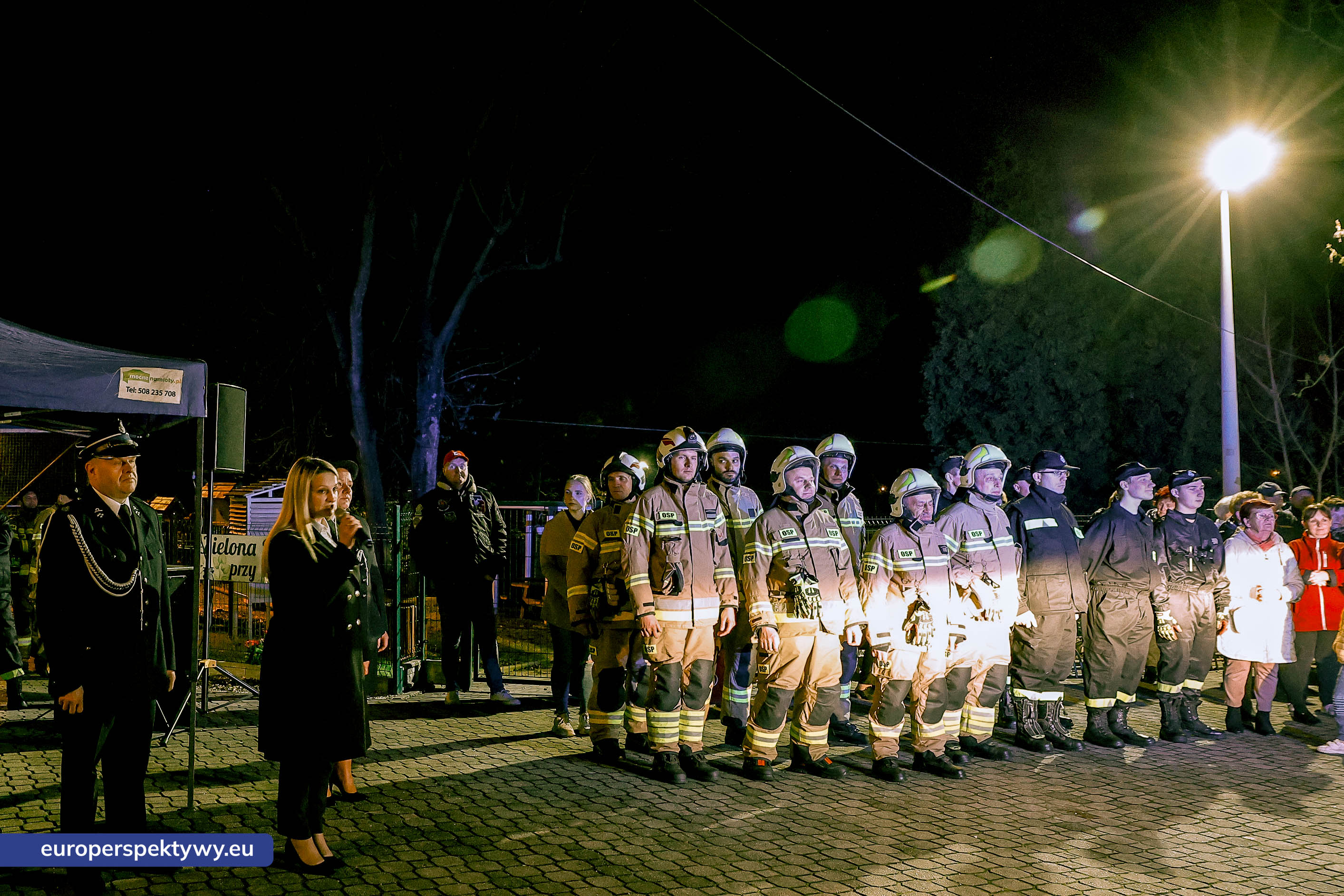 OSP Łaziska Dolne-23 Europerspektywy Nowy wóz bojowy ratowniczo-gaśniczy zasilił flotę OSP Łaziska Dolne dzięki wsparciu WFOŚiGW