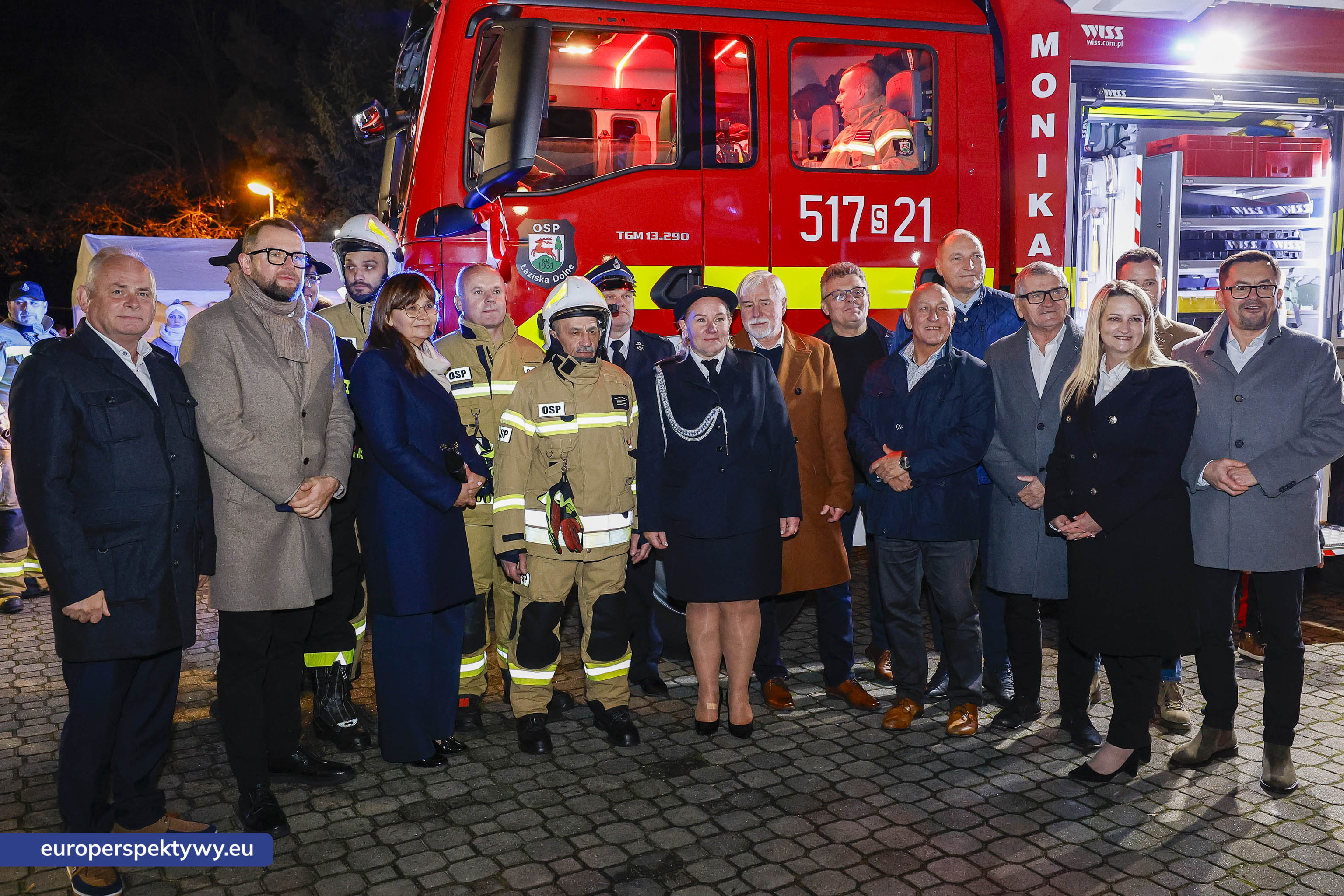 OSP Łaziska Dolne-28 Nowy wóz bojowy ratowniczo-gasniczy dla OSP Łaziska Dolne