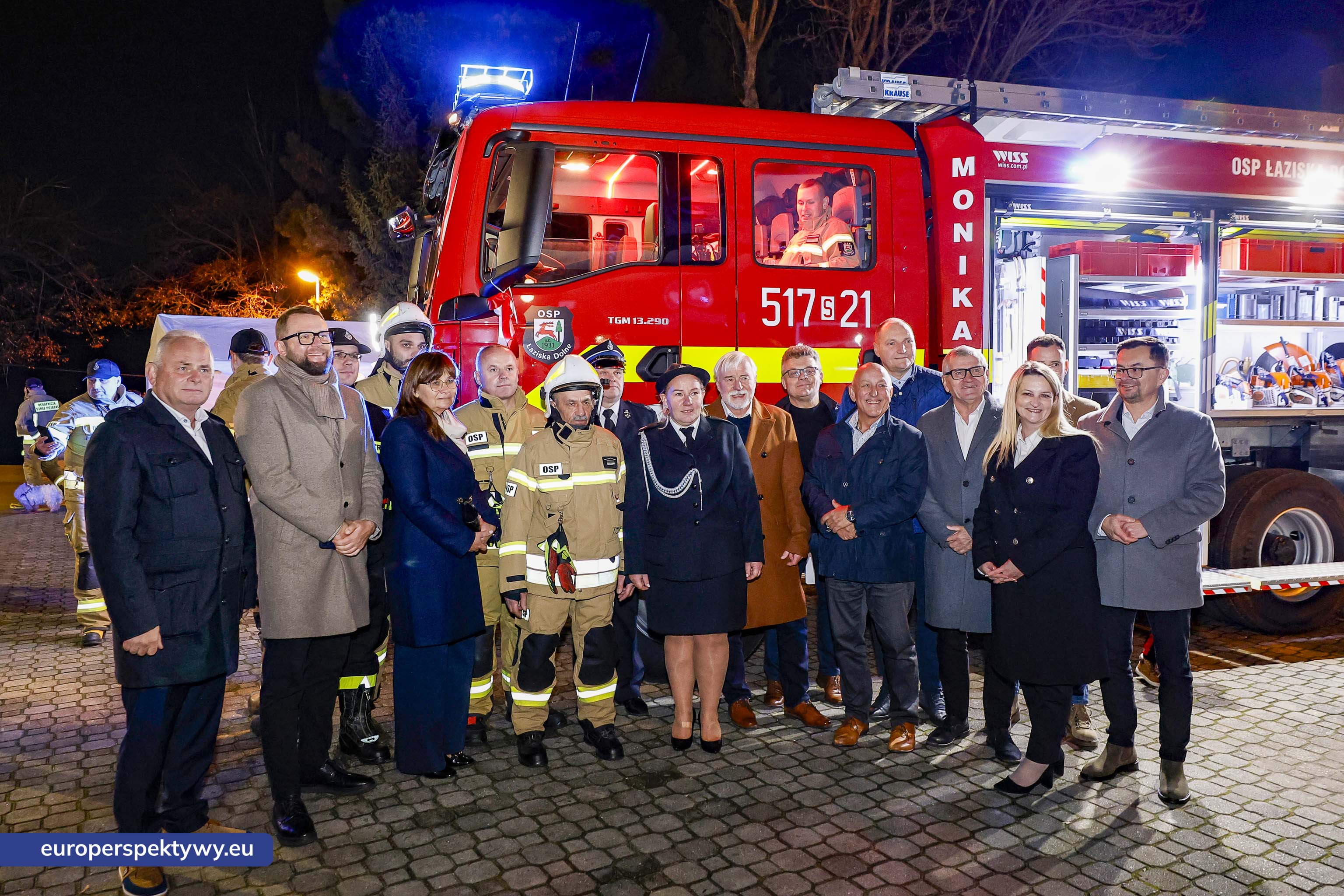 OSP Łaziska Dolne-30 Nowy wóz bojowy ratowniczo-gasniczy dla OSP Łaziska Dolne