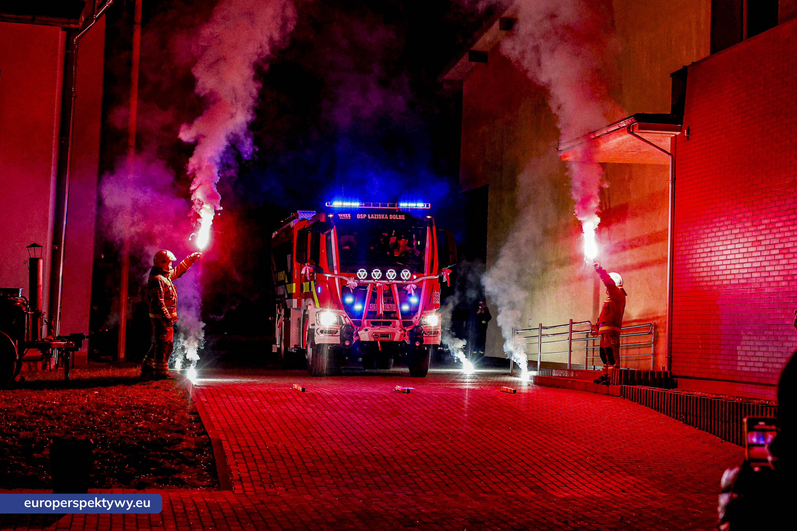 OSP Łaziska Dolne-4 Nowy wóz bojowy ratowniczo-gasniczy dla OSP Łaziska Dolne