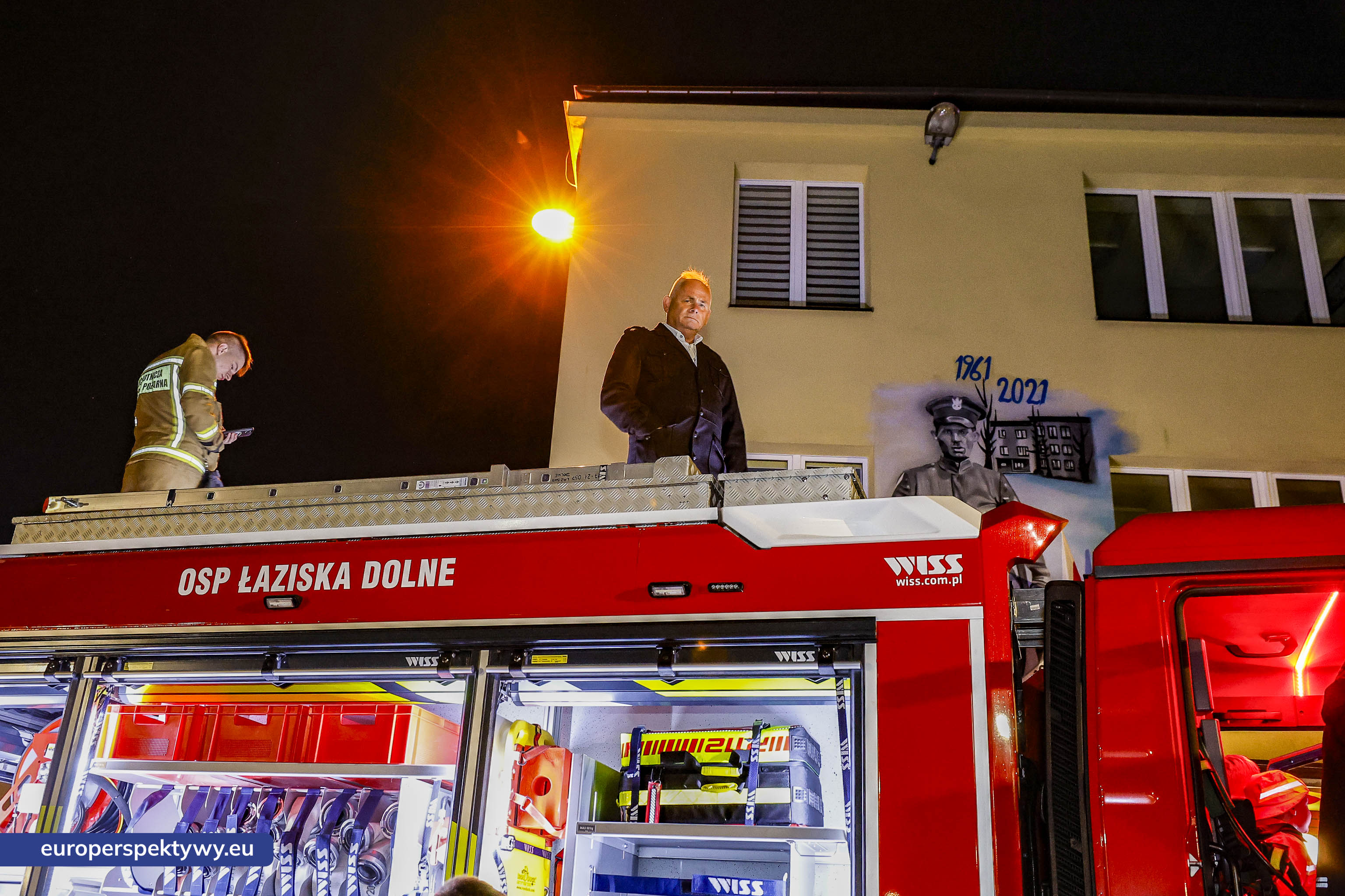 OSP Łaziska Dolne-47 Europerspektywy Nowy wóz bojowy ratowniczo-gaśniczy zasilił flotę OSP Łaziska Dolne dzięki wsparciu WFOŚiGW