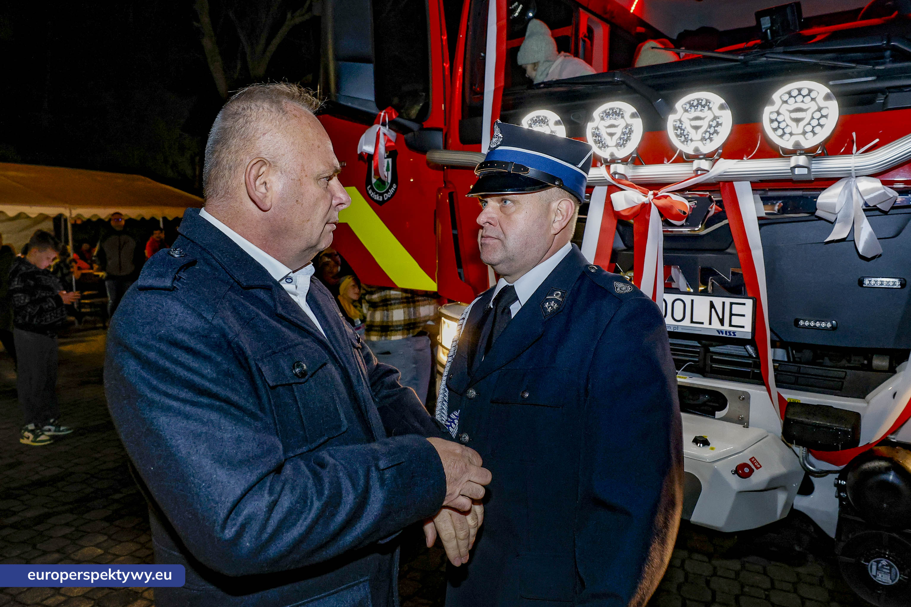 OSP Łaziska Dolne-52 Europerspektywy Nowy wóz bojowy ratowniczo-gaśniczy zasilił flotę OSP Łaziska Dolne dzięki wsparciu WFOŚiGW