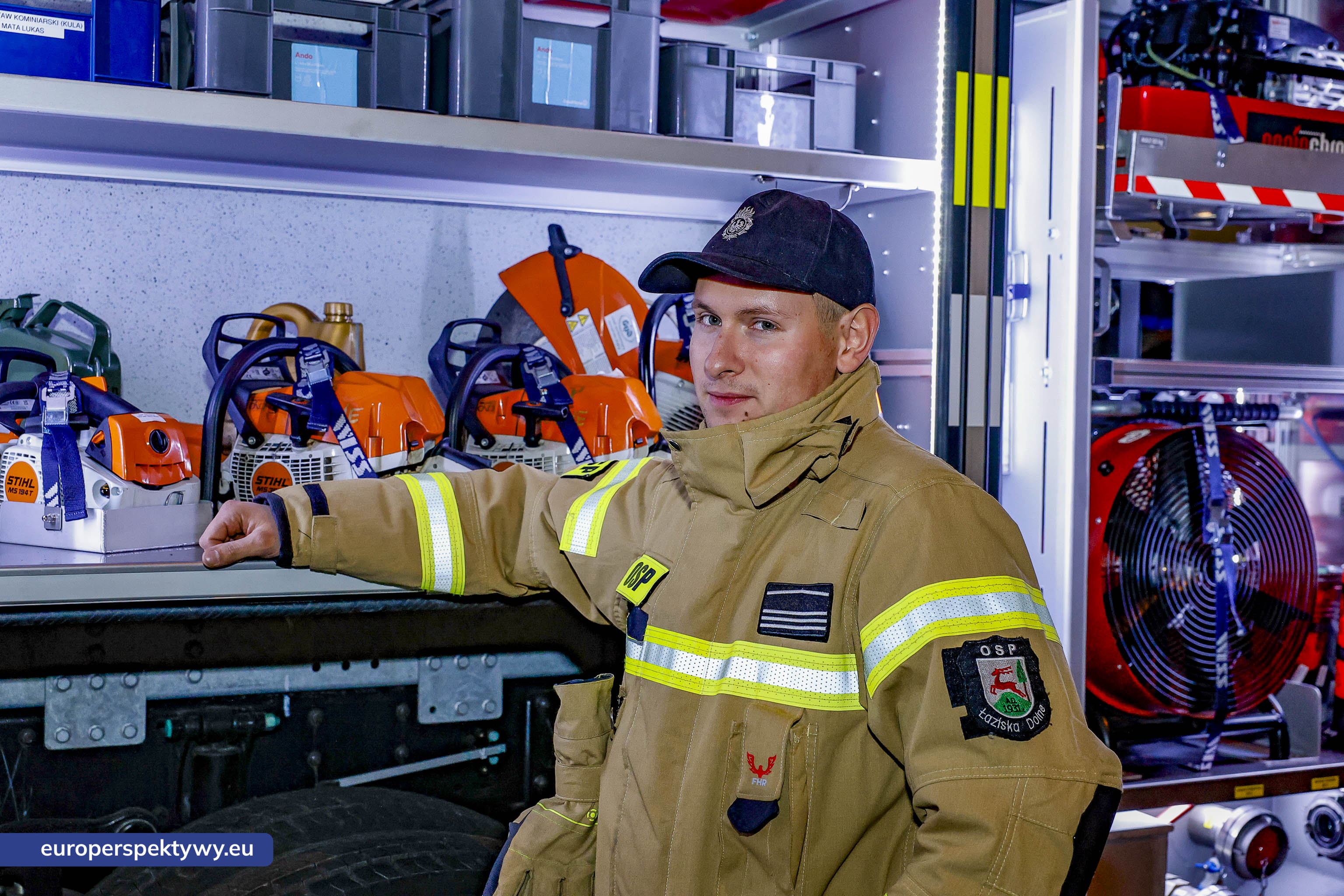 OSP Łaziska Dolne-53 Europerspektywy Nowy wóz bojowy ratowniczo-gaśniczy zasilił flotę OSP Łaziska Dolne dzięki wsparciu WFOŚiGW