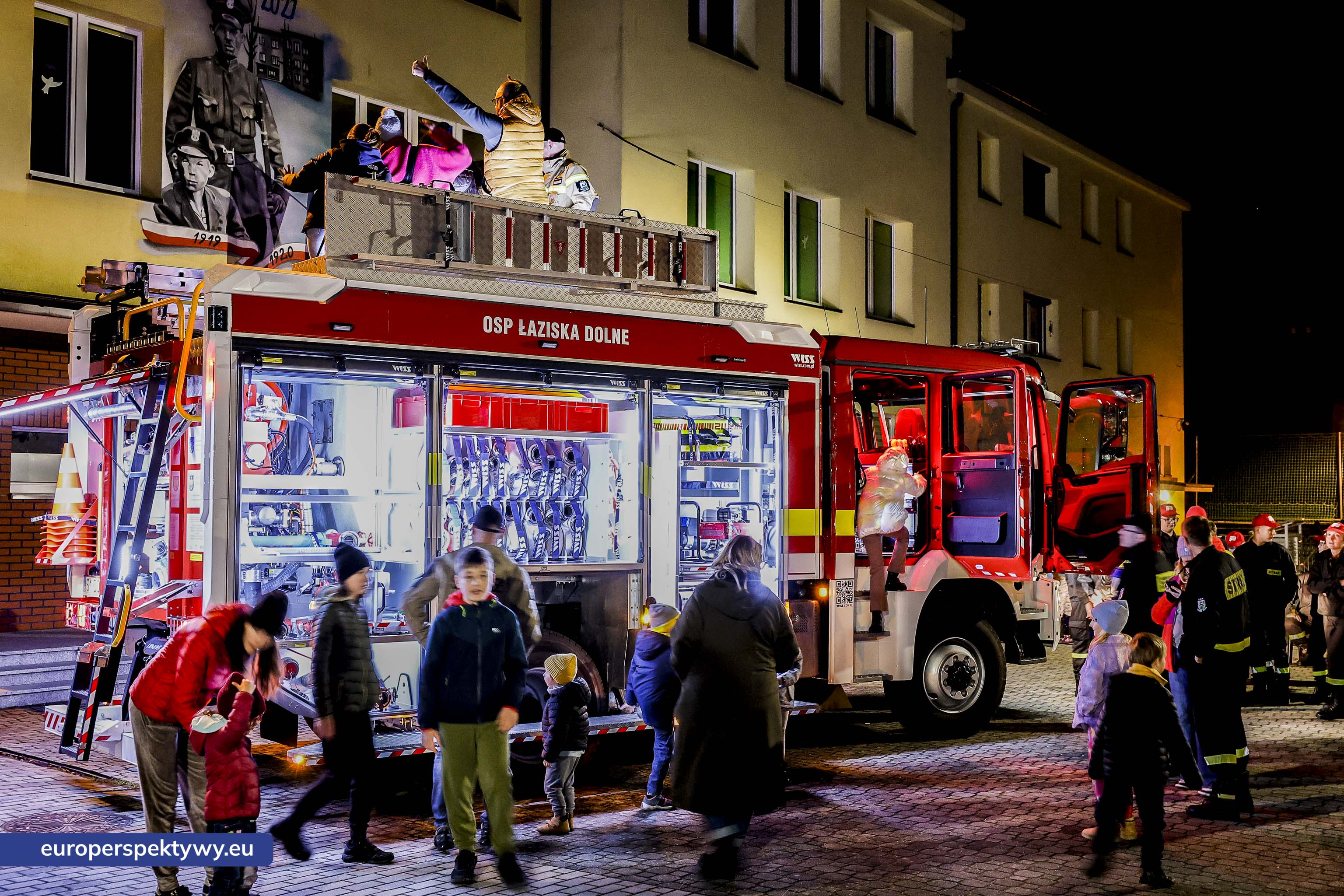 OSP Łaziska Dolne-62 Europerspektywy Nowy wóz bojowy ratowniczo-gaśniczy zasilił flotę OSP Łaziska Dolne dzięki wsparciu WFOŚiGW