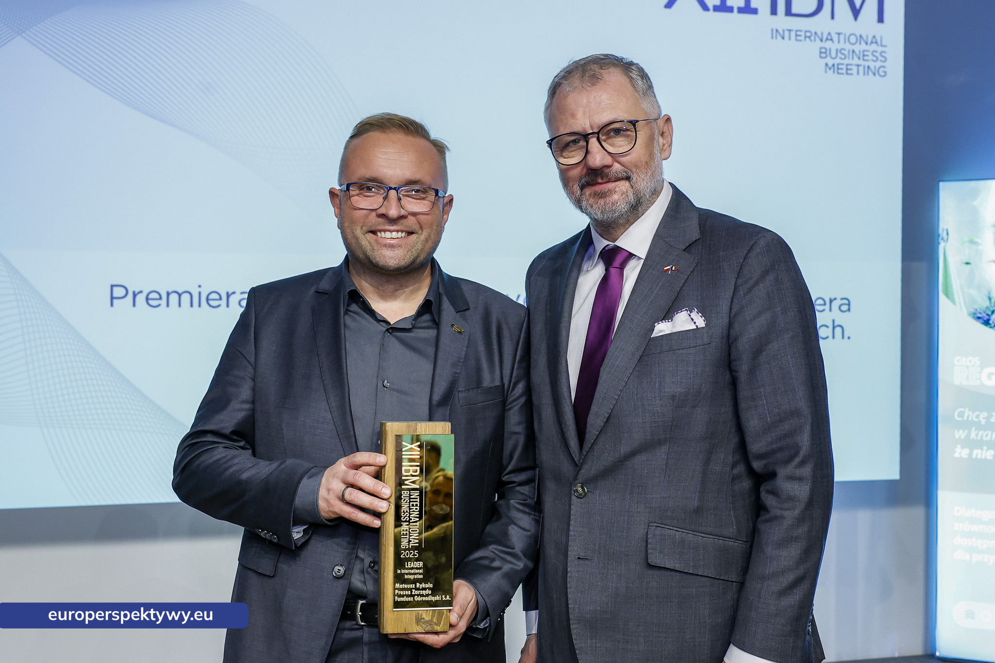 XII Międzynarodowe Spotkanie Biznesu „Biznes bez granic”-246 Europerspektywy XII Międzynarodowe Spotkanie Biznesu – Śląsk w centrum współpracy międzynarodowej