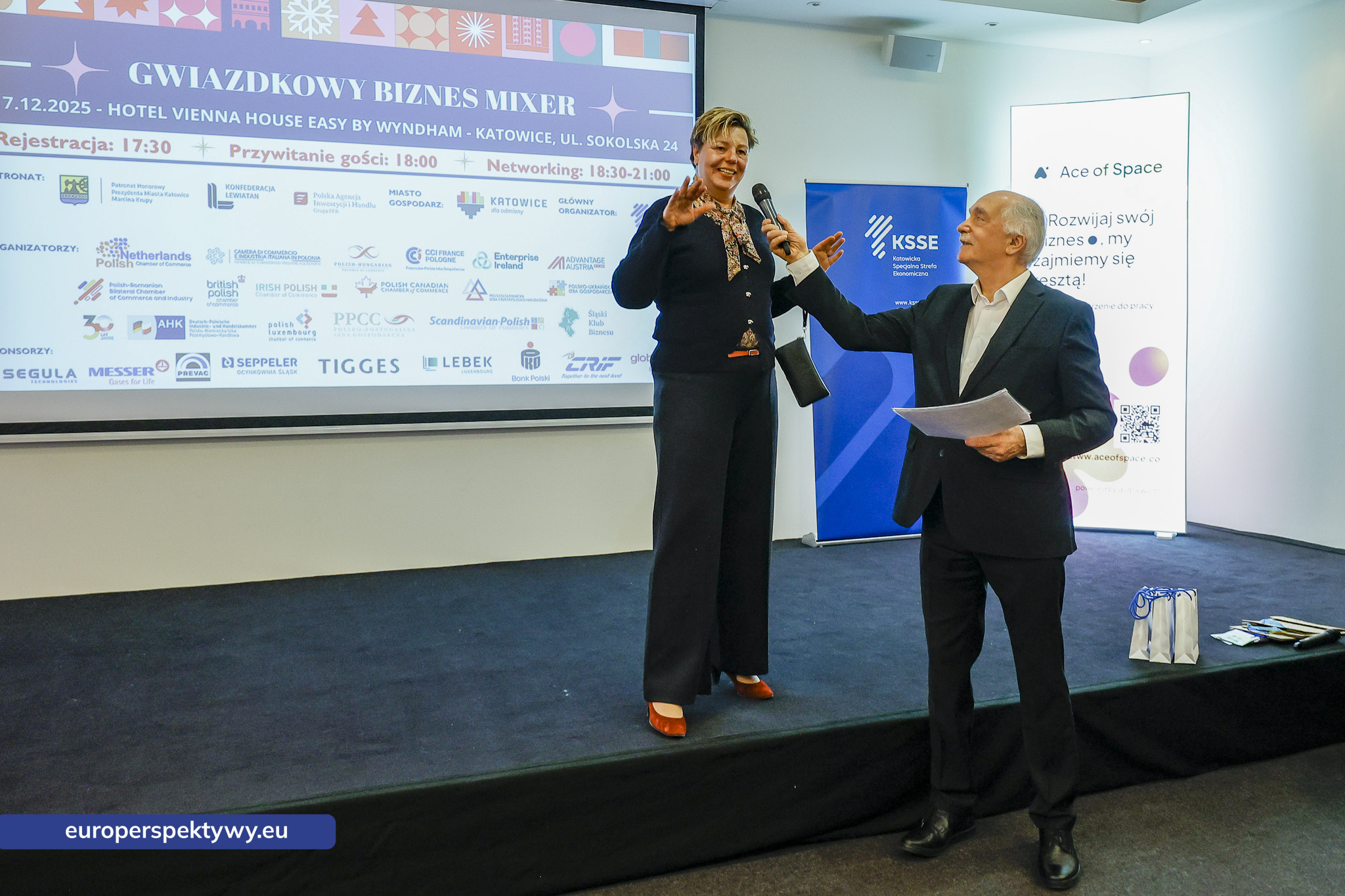 Europerspektywy Gwiazdkowy Business Mixer AHK 2025 w Katowicach