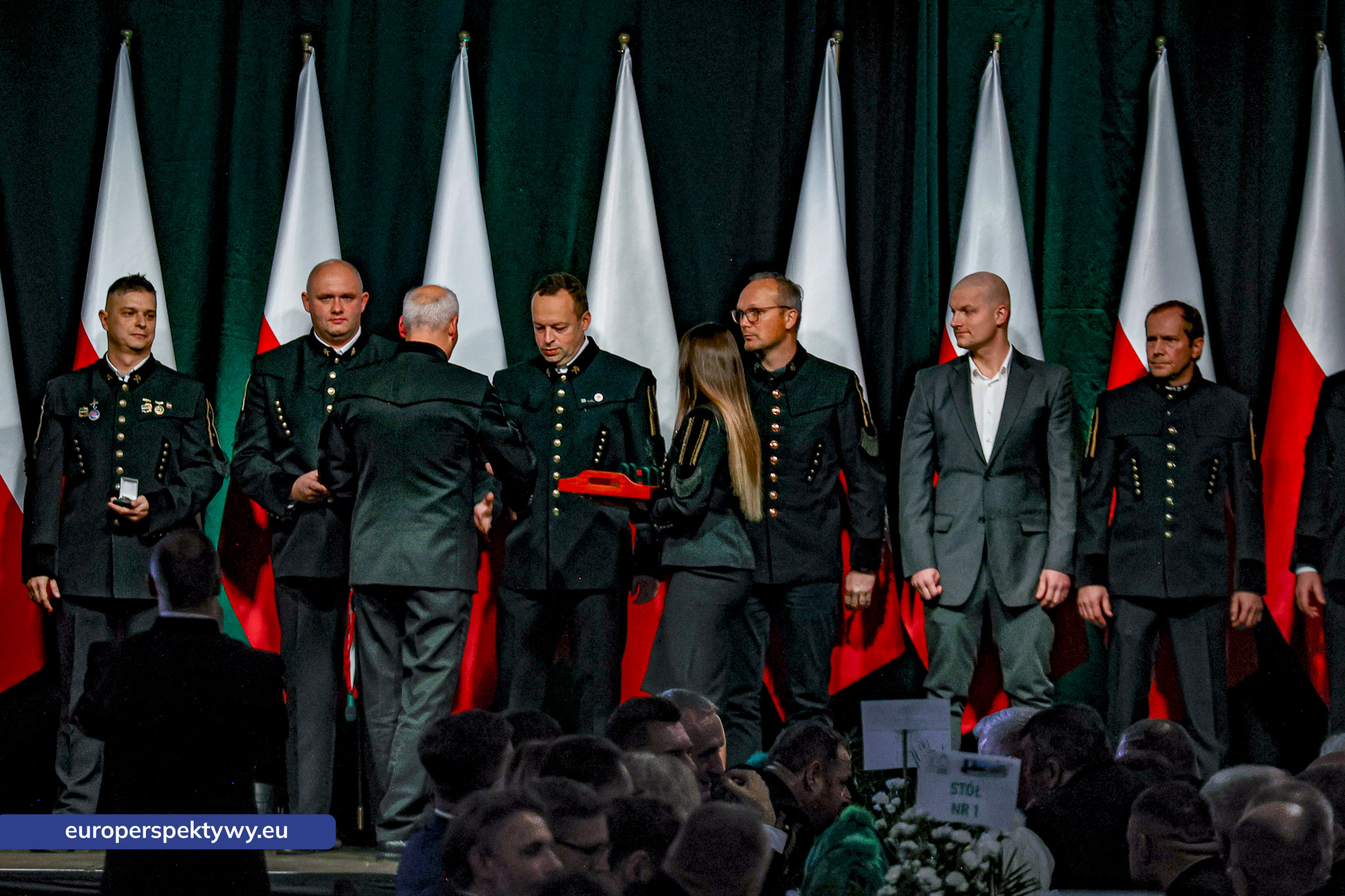 Barbórka 2025 KWK Staszic-Wujek-119 Europerspektywy Barbórka w kopalni Staszic–Wujek. Prezydent Karol Nawrocki wśród górników PGG