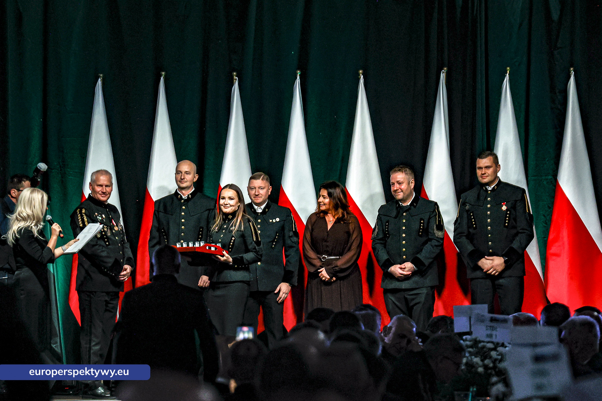 Barbórka 2025 KWK Staszic-Wujek-128 Europerspektywy Barbórka w kopalni Staszic–Wujek. Prezydent Karol Nawrocki wśród górników PGG