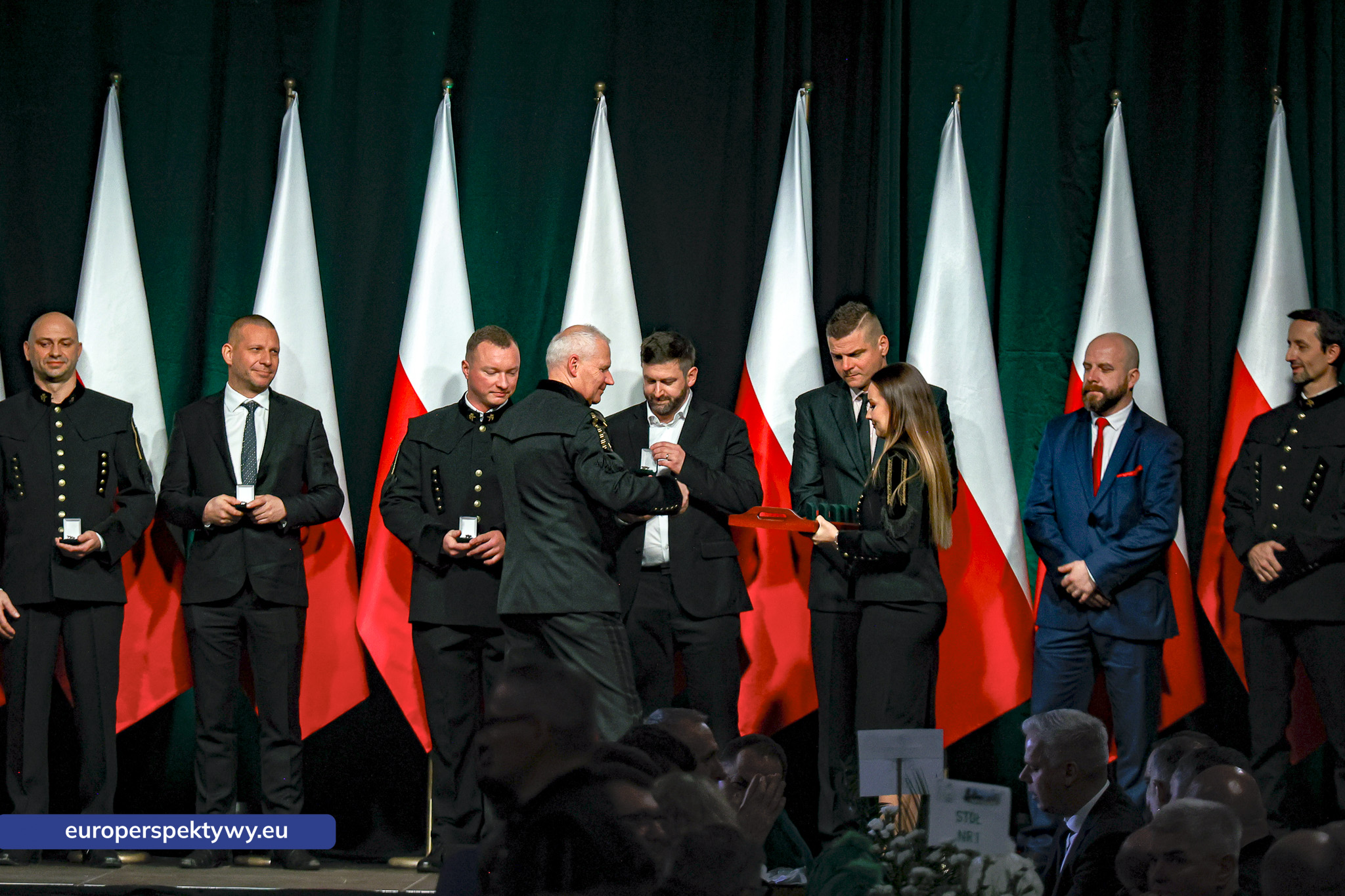 Barbórka 2025 KWK Staszic-Wujek-132 Europerspektywy Barbórka w kopalni Staszic–Wujek. Prezydent Karol Nawrocki wśród górników PGG