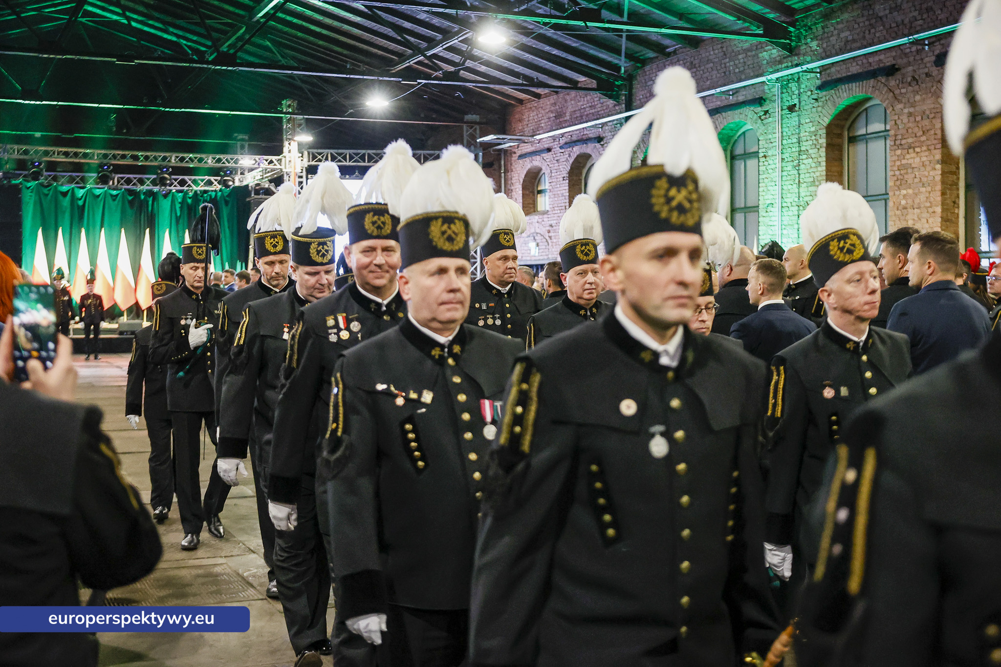 Barbórka 2025 KWK Staszic-Wujek-141 Europerspektywy Barbórka w kopalni Staszic–Wujek. Prezydent Karol Nawrocki wśród górników PGG