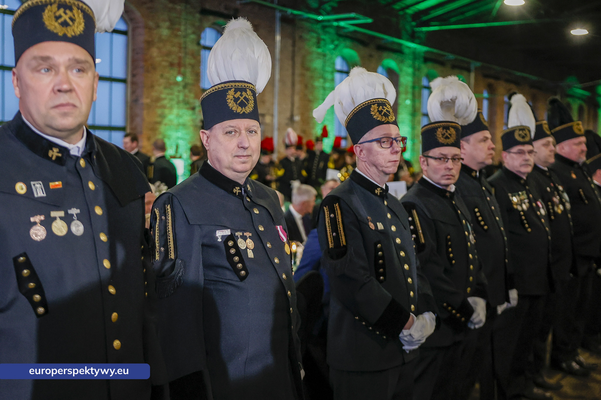 Barbórka 2025 KWK Staszic-Wujek-143 Europerspektywy Barbórka w kopalni Staszic–Wujek. Prezydent Karol Nawrocki wśród górników PGG