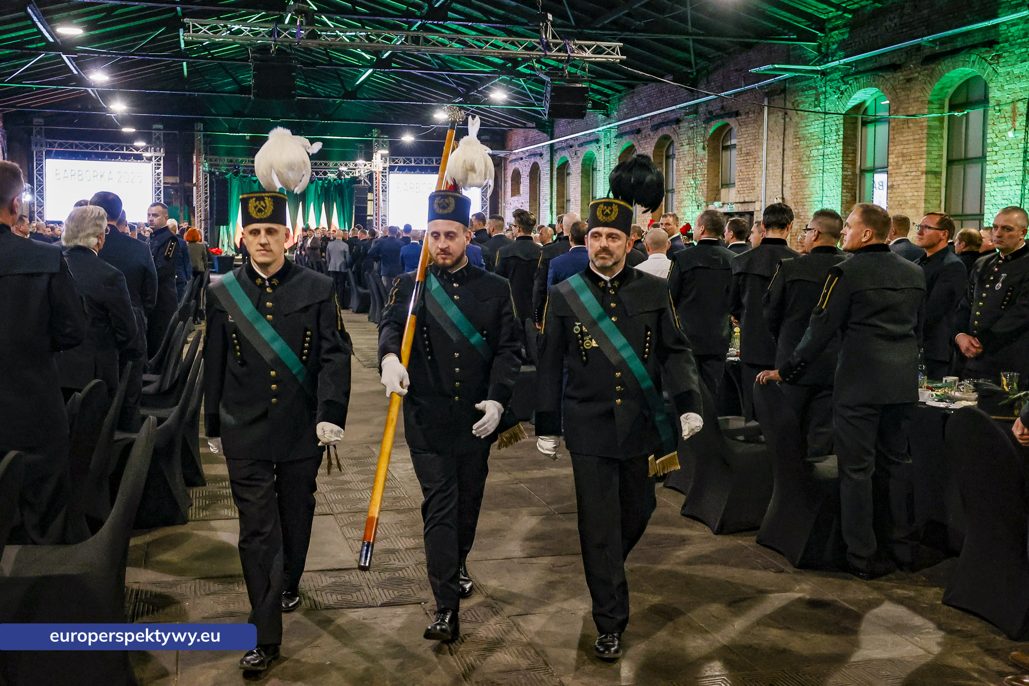 Barbórka 2025 KWK Staszic-Wujek-145 Europerspektywy Barbórka w kopalni Staszic–Wujek. Prezydent Karol Nawrocki wśród górników PGG