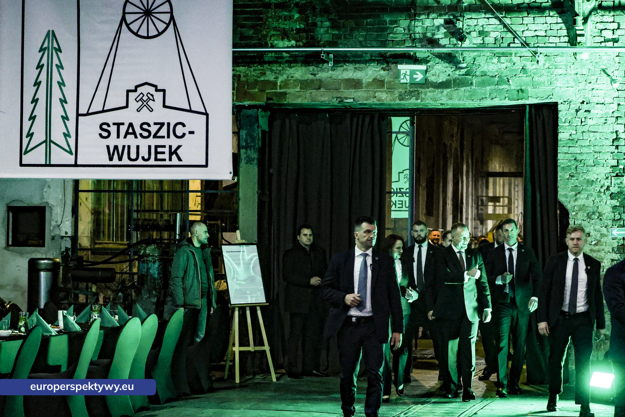 Barbórka 2025 KWK Staszic-Wujek-22 Europerspektywy Barbórka w kopalni Staszic–Wujek. Prezydent Karol Nawrocki wśród górników PGG