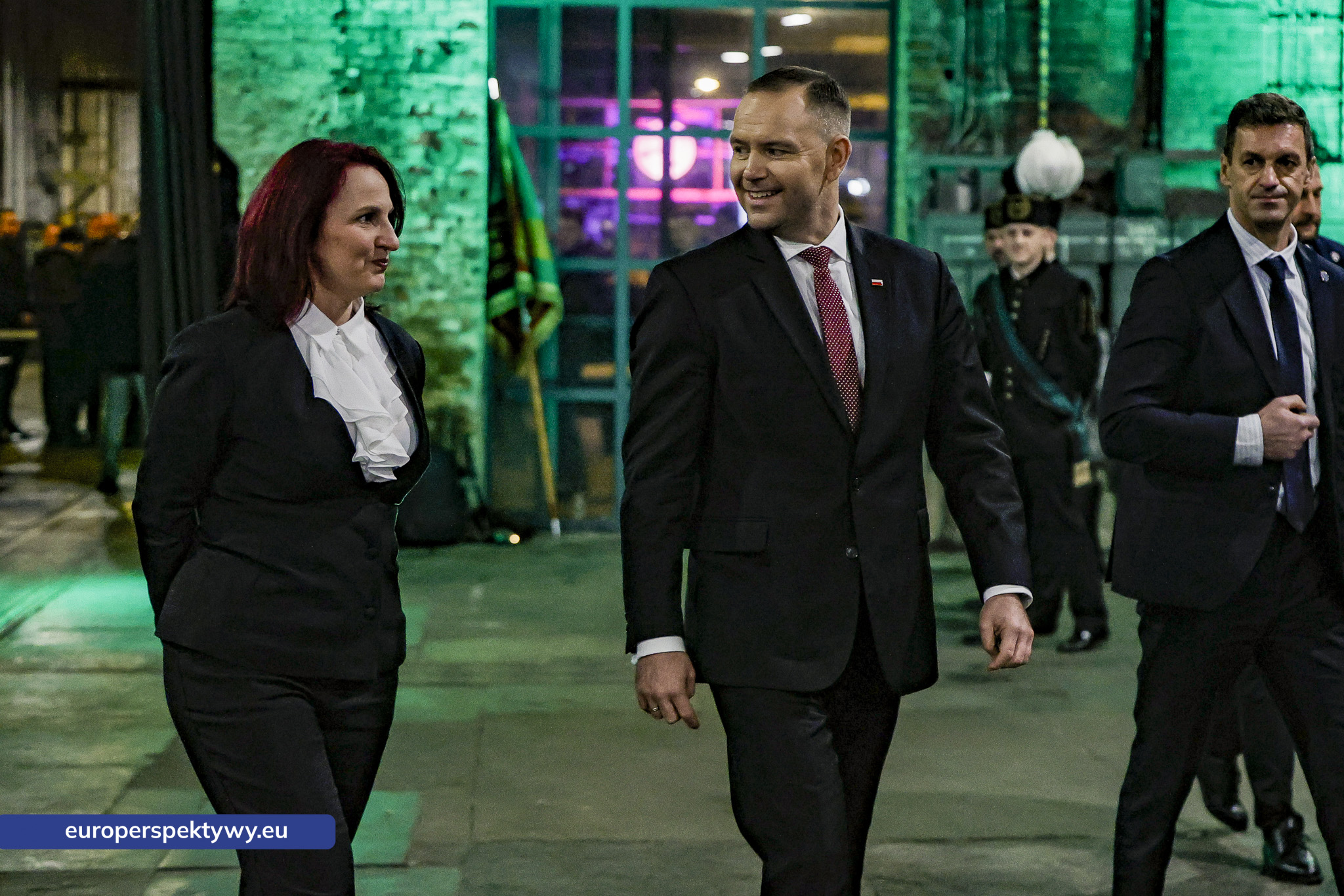 Barbórka 2025 KWK Staszic-Wujek-26 Europerspektywy Barbórka w kopalni Staszic–Wujek. Prezydent Karol Nawrocki wśród górników PGG