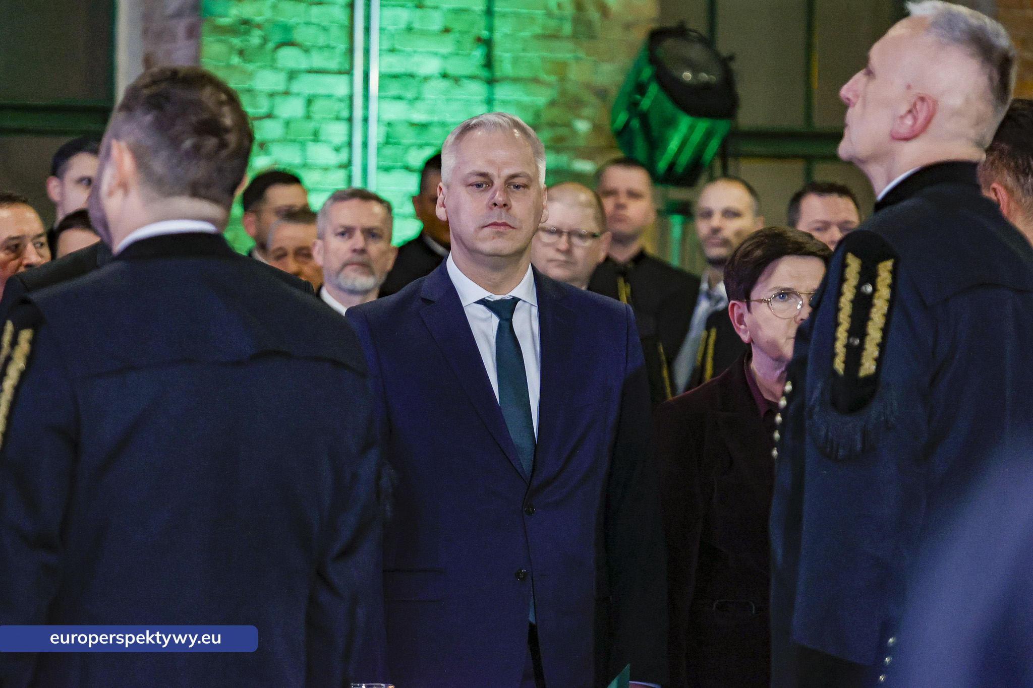 Barbórka 2025 KWK Staszic-Wujek-30 Europerspektywy Barbórka w kopalni Staszic–Wujek. Prezydent Karol Nawrocki wśród górników PGG