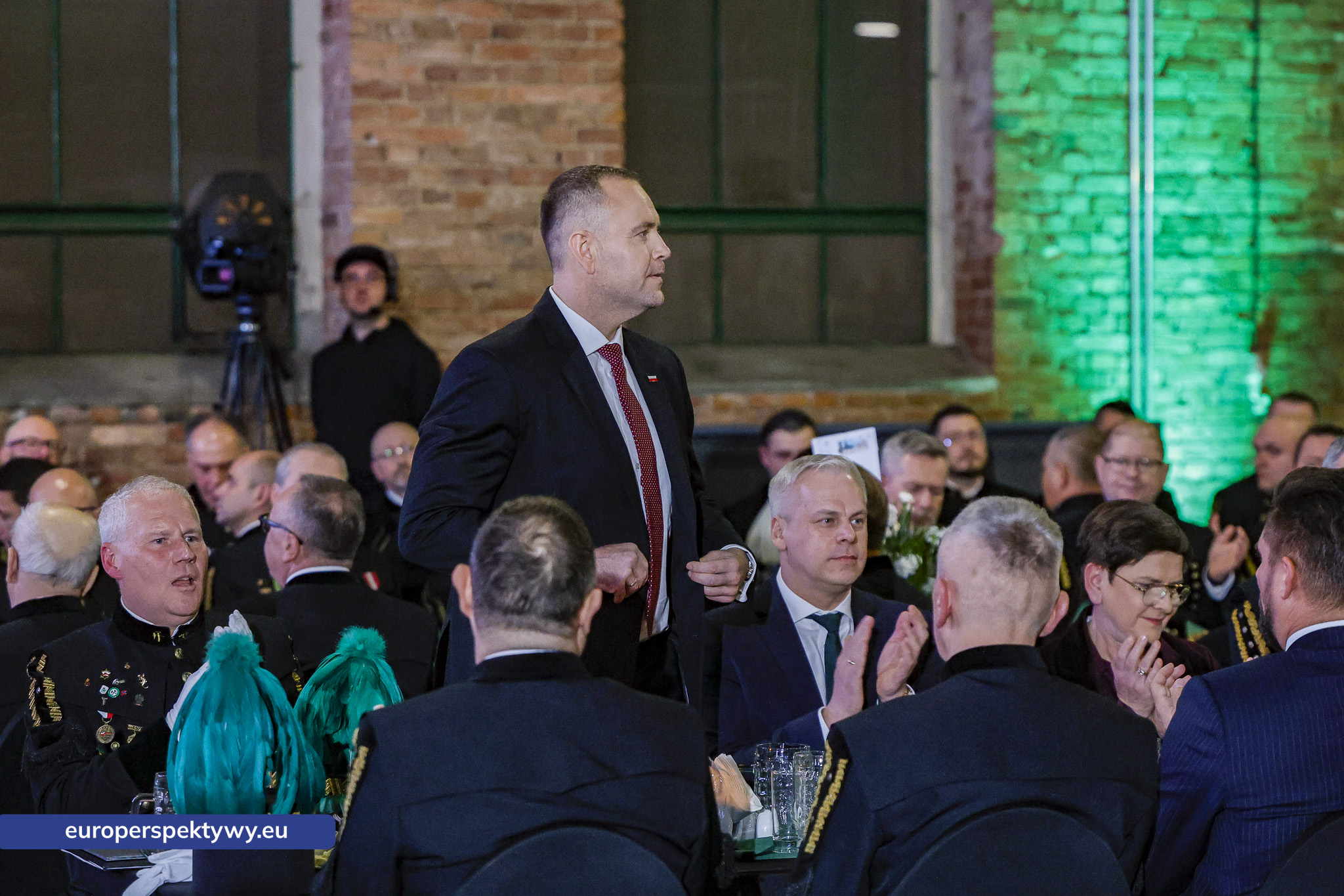 Barbórka 2025 KWK Staszic-Wujek-34 Europerspektywy Barbórka w kopalni Staszic–Wujek. Prezydent Karol Nawrocki wśród górników PGG