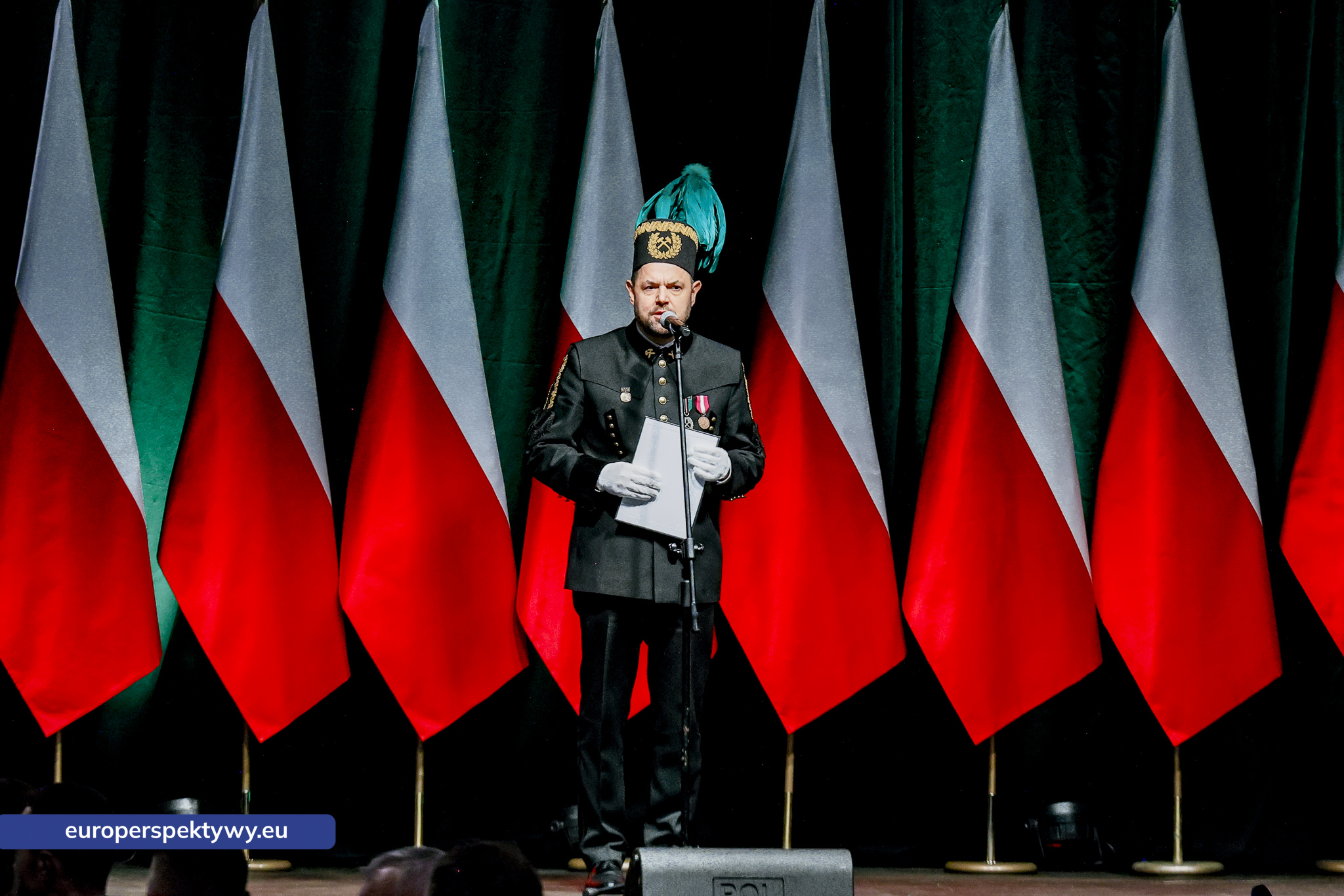 Barbórka 2025 KWK Staszic-Wujek-45 Europerspektywy Barbórka w kopalni Staszic–Wujek. Prezydent Karol Nawrocki wśród górników PGG