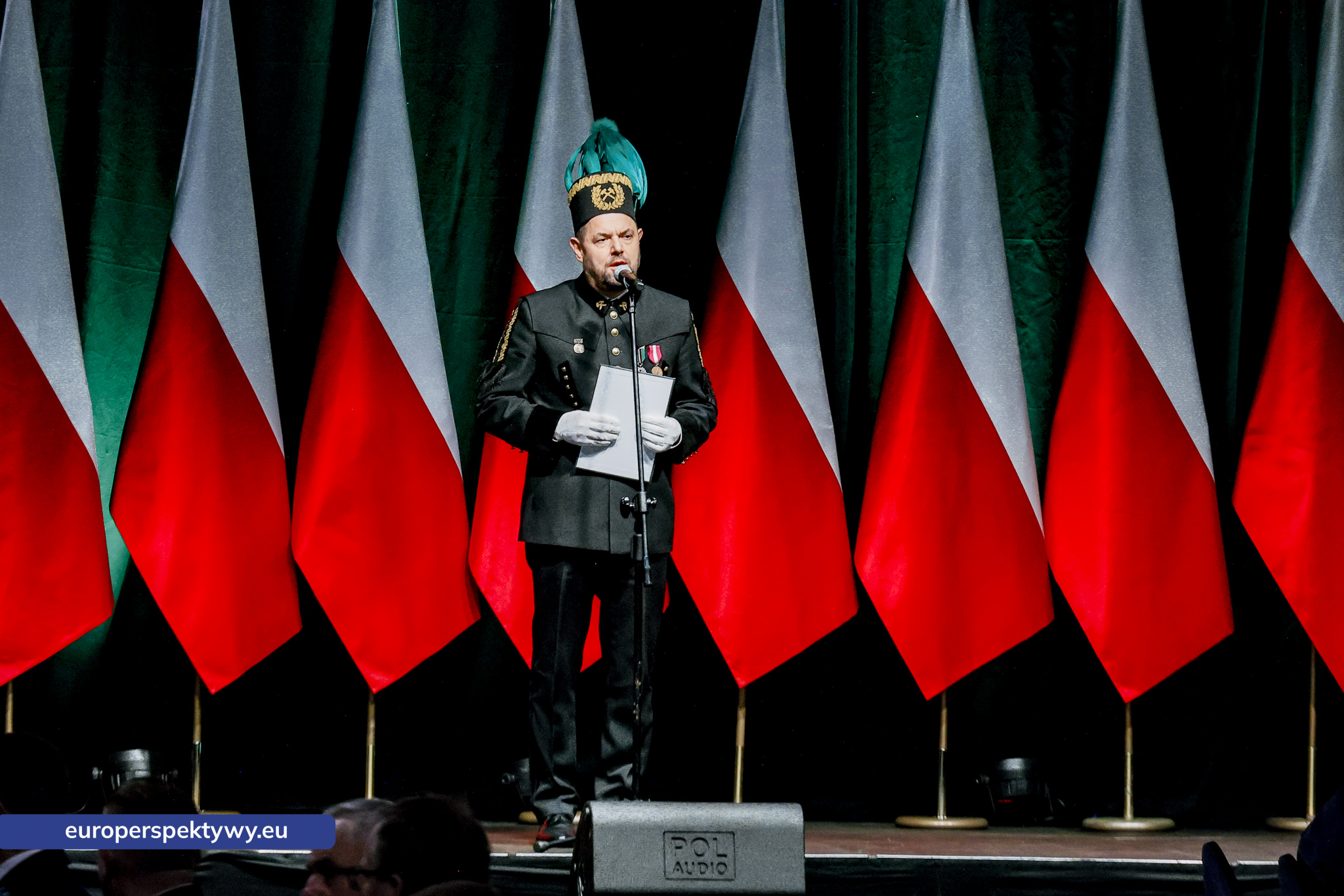 Barbórka 2025 KWK Staszic-Wujek-46 Europerspektywy Barbórka w kopalni Staszic–Wujek. Prezydent Karol Nawrocki wśród górników PGG