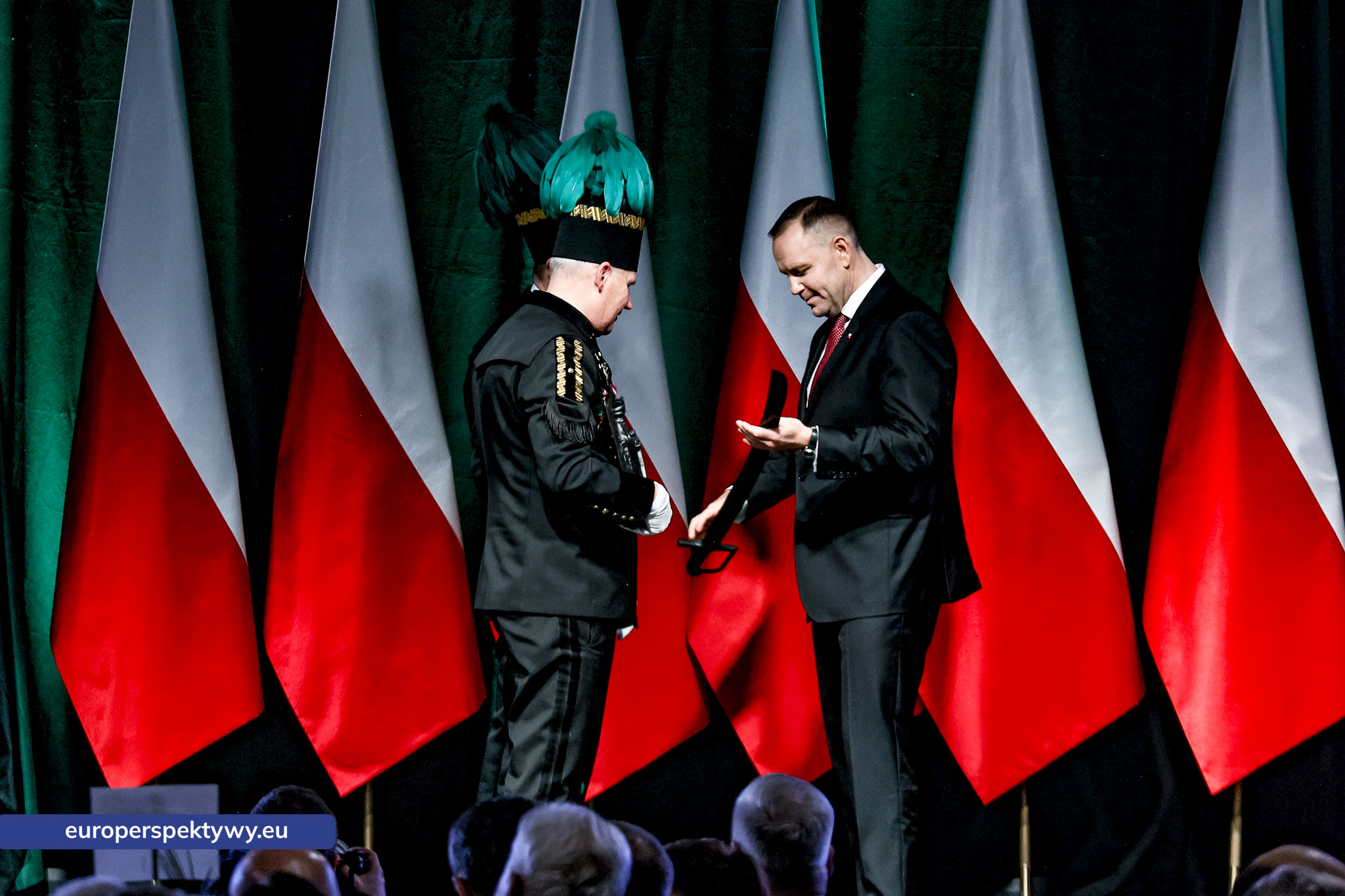 Barbórka 2025 KWK Staszic-Wujek-81 Europerspektywy Barbórka w kopalni Staszic–Wujek. Prezydent Karol Nawrocki wśród górników PGG