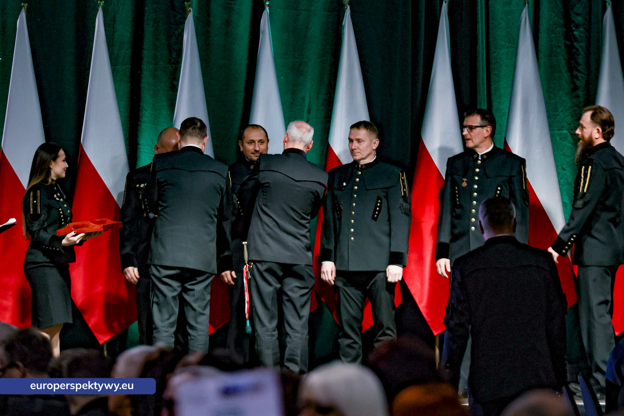 Barbórka 2025 KWK Staszic-Wujek-92 Europerspektywy Barbórka w kopalni Staszic–Wujek. Prezydent Karol Nawrocki wśród górników PGG