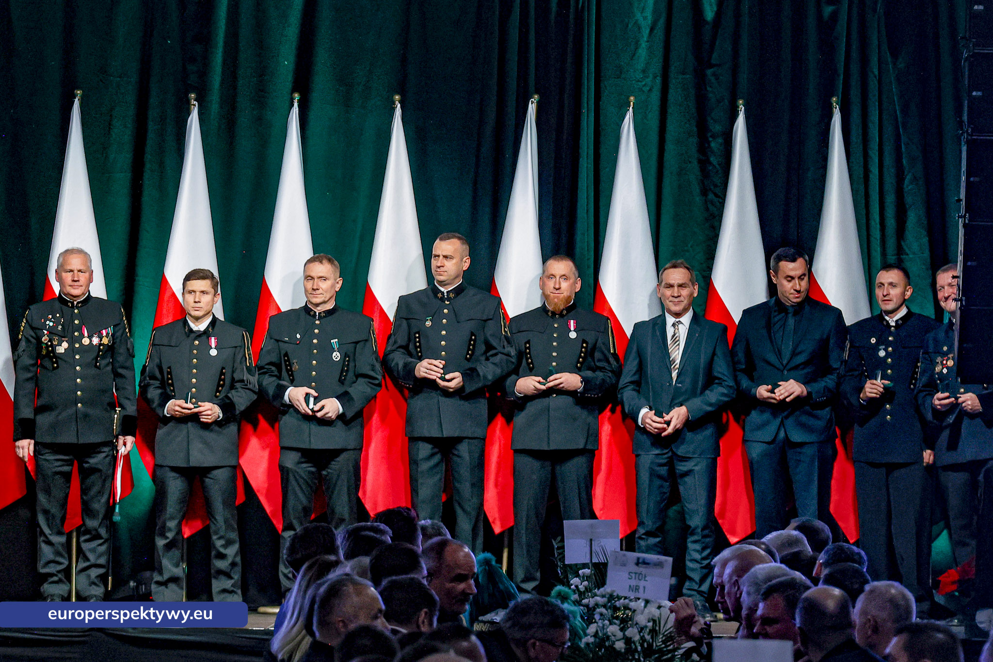 Barbórka 2025 KWK Staszic-Wujek-97 Europerspektywy Barbórka w kopalni Staszic–Wujek. Prezydent Karol Nawrocki wśród górników PGG