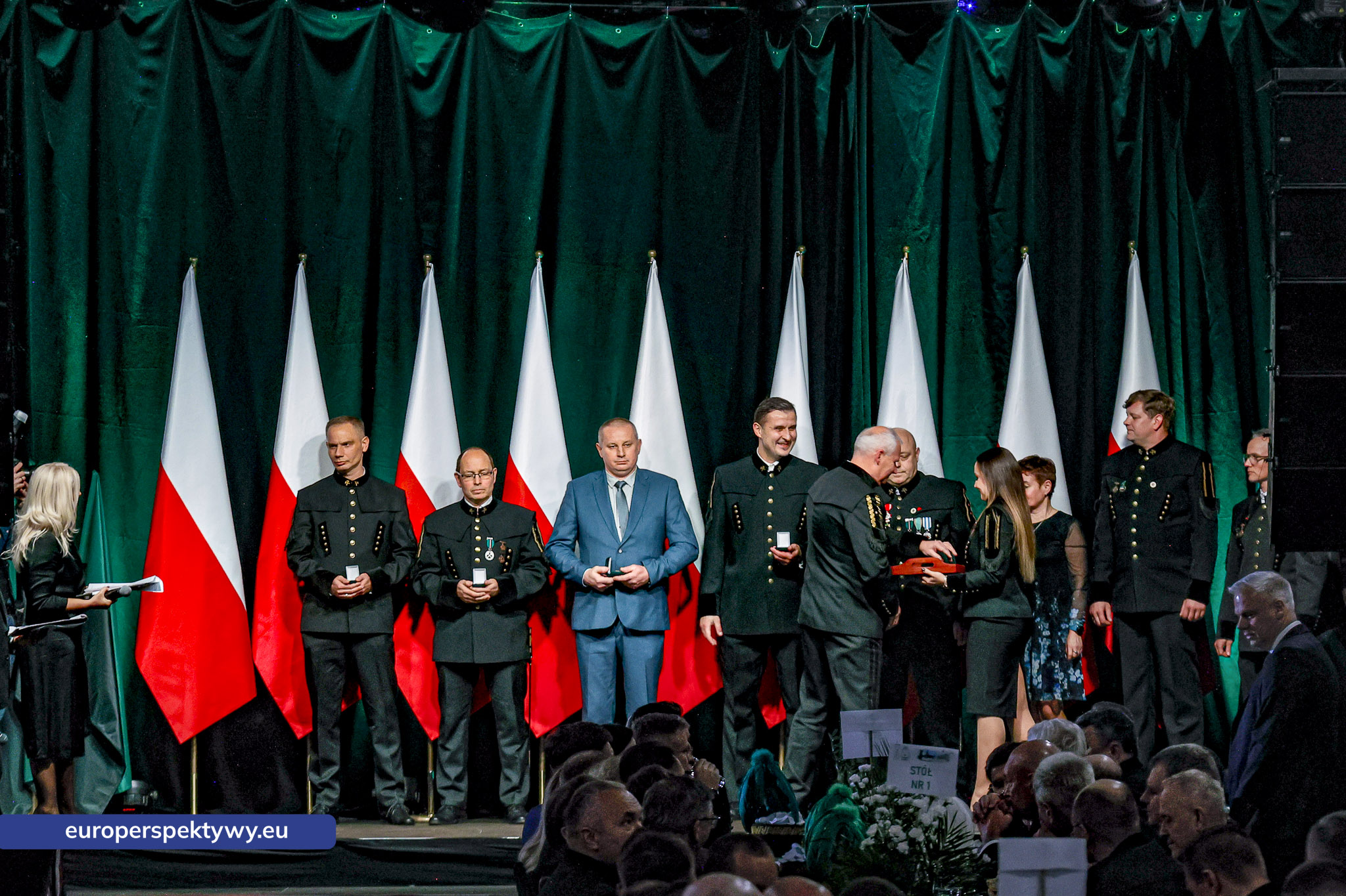 Barbórka 2025 KWK Staszic-Wujek-99 Europerspektywy Barbórka w kopalni Staszic–Wujek. Prezydent Karol Nawrocki wśród górników PGG