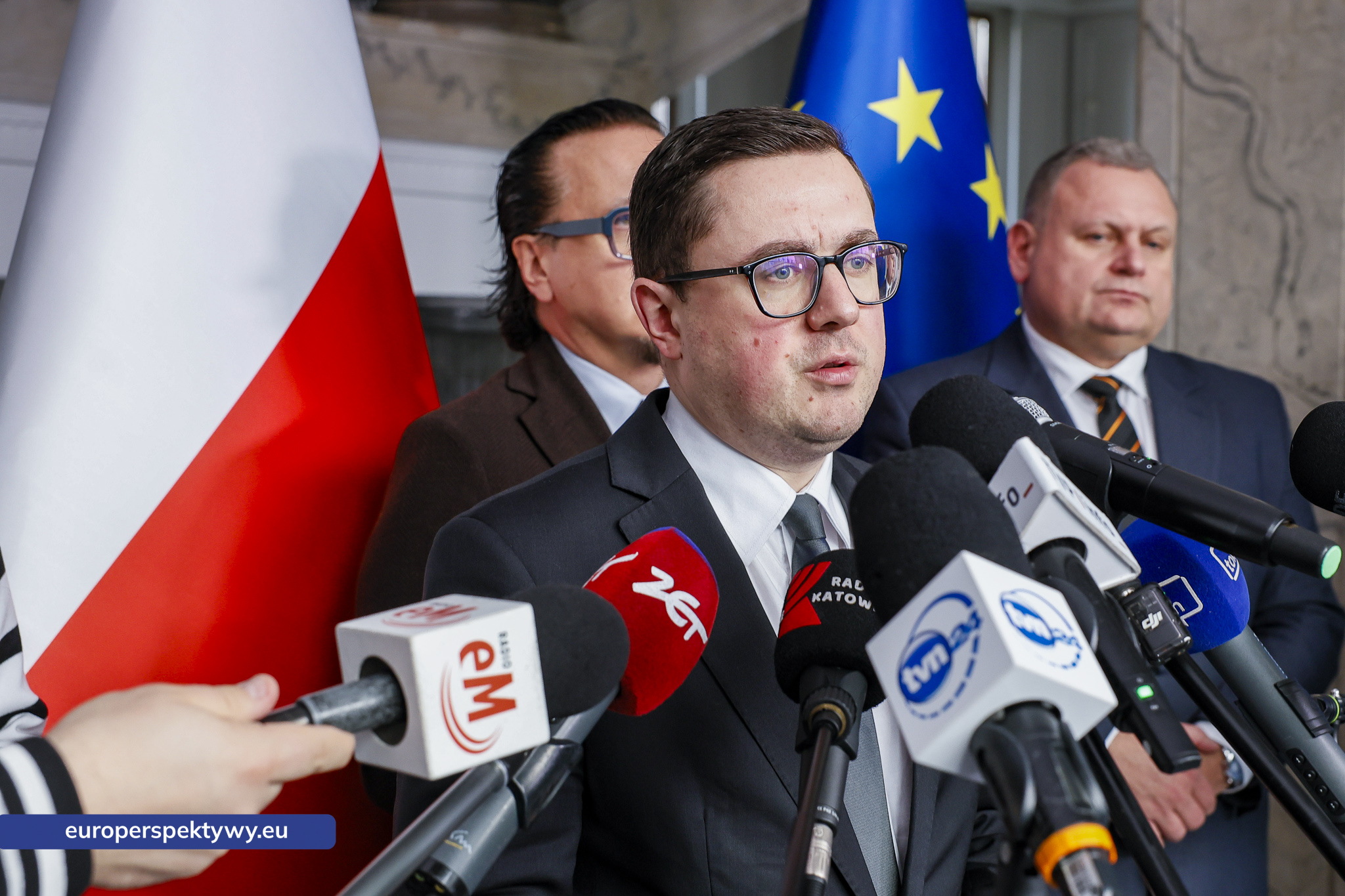 Spotkanie Ministra MAP z Sygnatariuszami umowy społecznej Minister Energii-6 Europerspektywy Briefing dot. sytuacji polskiego górnictwa. Ministrowie zapowiadają działania naprawcze dla JSW
