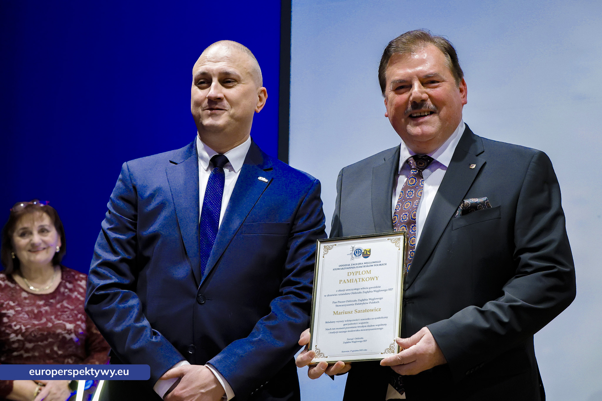 Spotkanie Świąteczne OZW SEP2025 Sztandar OZW SEP