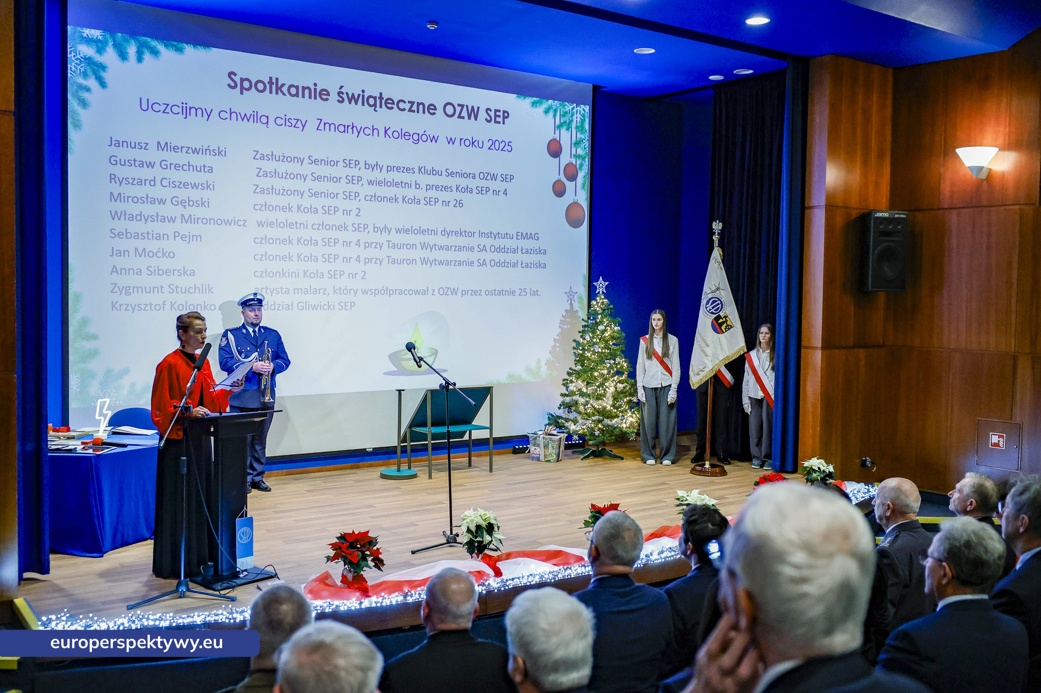 Europerspektywy Spotkanie Świąteczne OZW SEP: uroczystość nadania sztandaru i podsumowanie roku działalności
