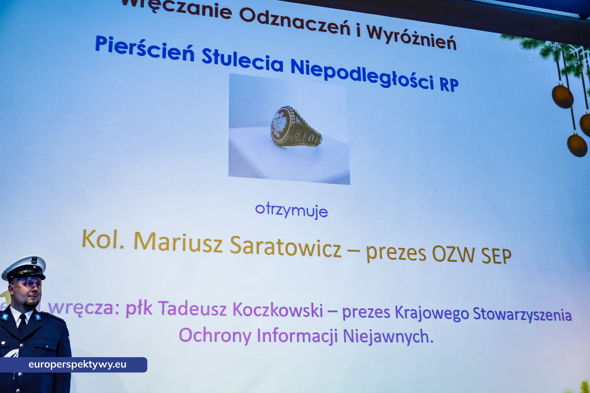 Europerspektywy Spotkanie Świąteczne OZW SEP: uroczystość nadania sztandaru i podsumowanie roku działalności