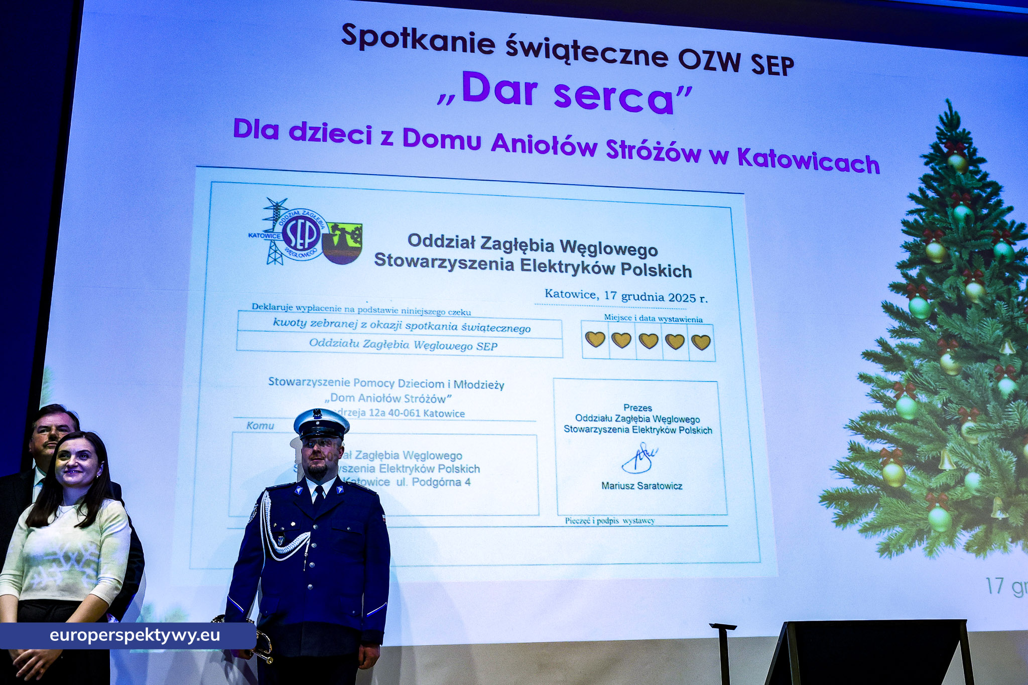 Europerspektywy Spotkanie Świąteczne OZW SEP: uroczystość nadania sztandaru i podsumowanie roku działalności