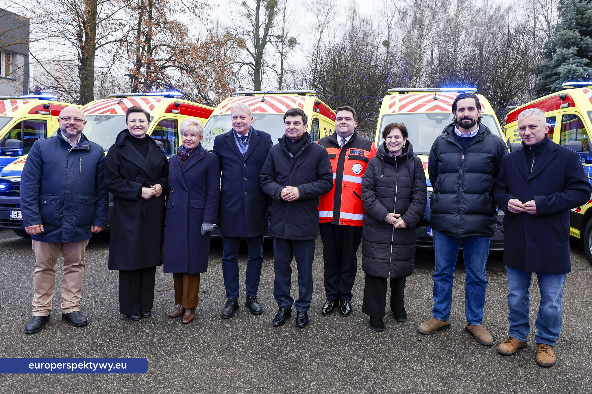 Europerspektywy Nowoczesne karetki dla WPR Katowice – 21 nowych ambulansów zasiliło system ratownictwa w regionie