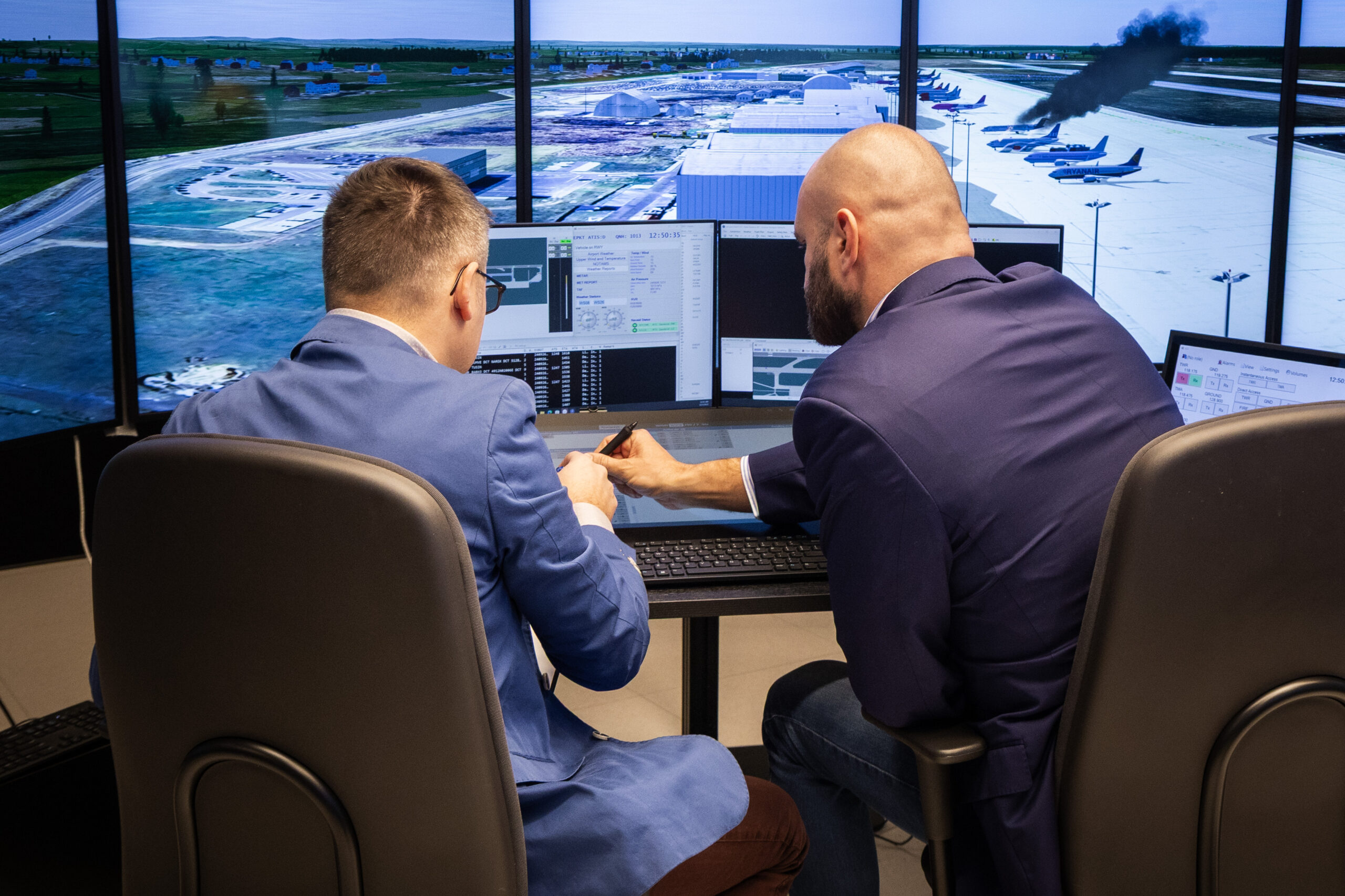 Politechnika Śląska - nowoczesny symulator ruchu lotniczego