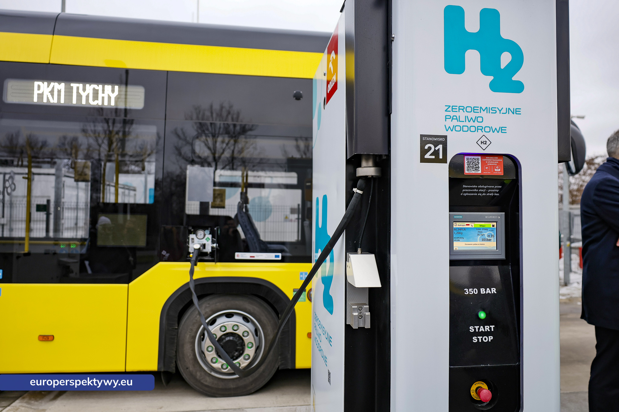 autobusy wodorowe tankowanie