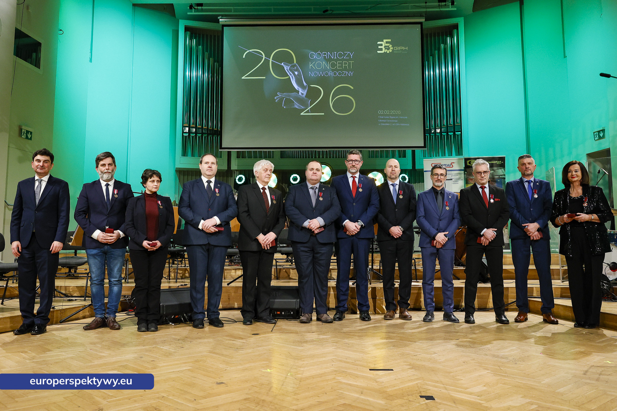 GIPH koncert noworoczny Europerspektywy Górniczy Koncert Noworoczny GIPH – jubileusz 35-lecia Izby w Filharmonii Śląskiej