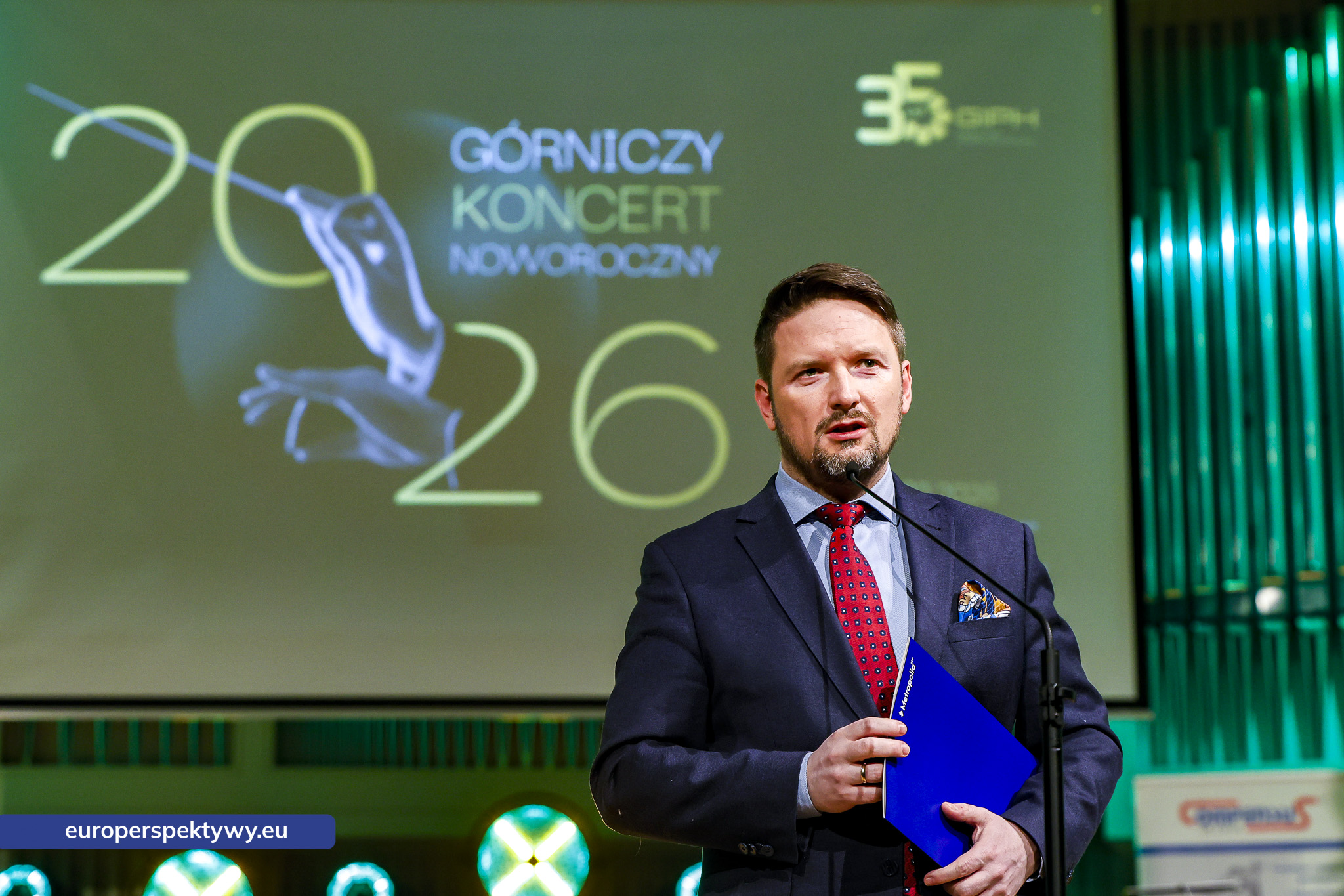 GIPH koncert noworoczny Europerspektywy Górniczy Koncert Noworoczny GIPH – jubileusz 35-lecia Izby w Filharmonii Śląskiej