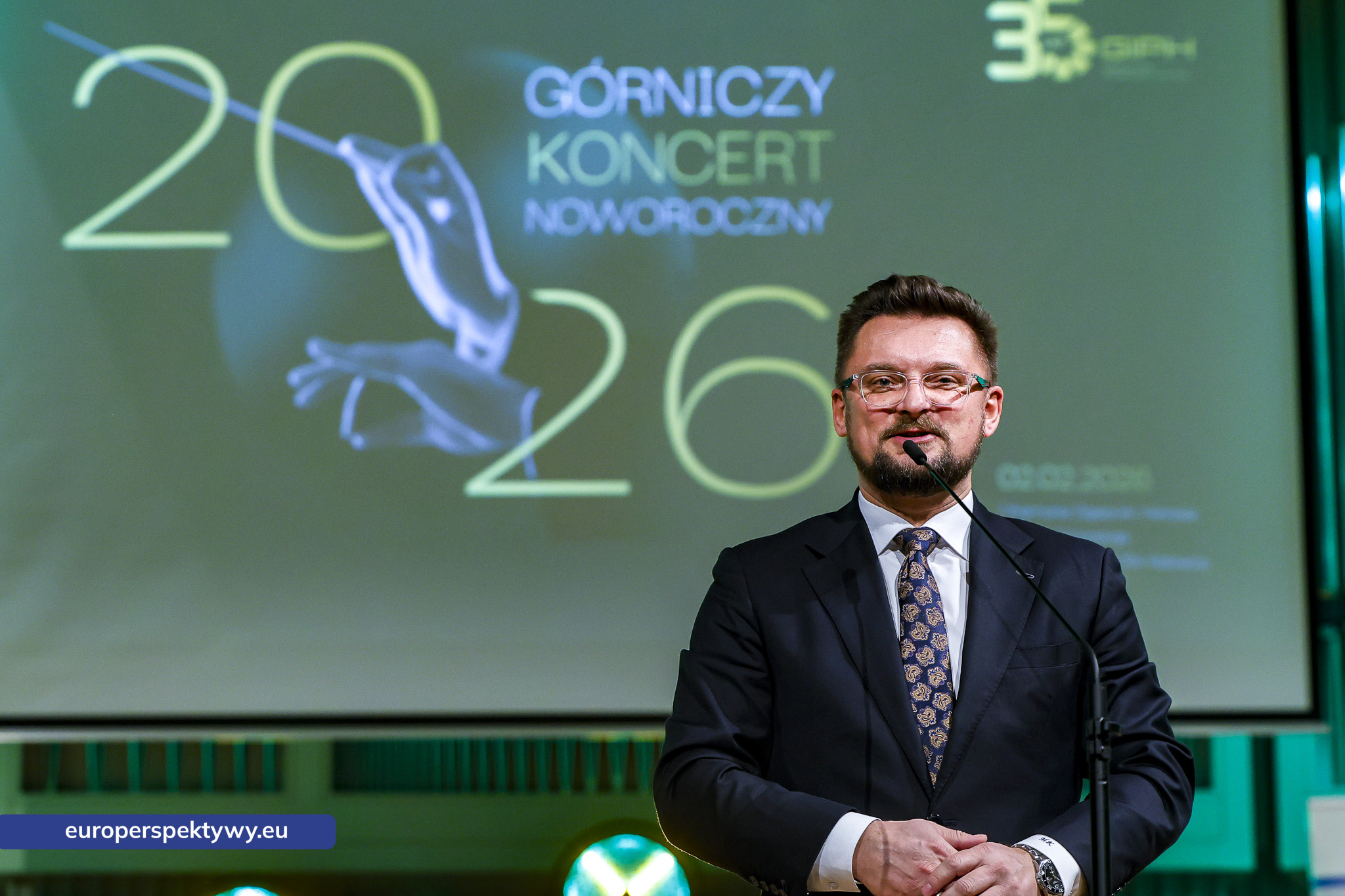 GIPH koncert noworoczny Europerspektywy Górniczy Koncert Noworoczny GIPH – jubileusz 35-lecia Izby w Filharmonii Śląskiej