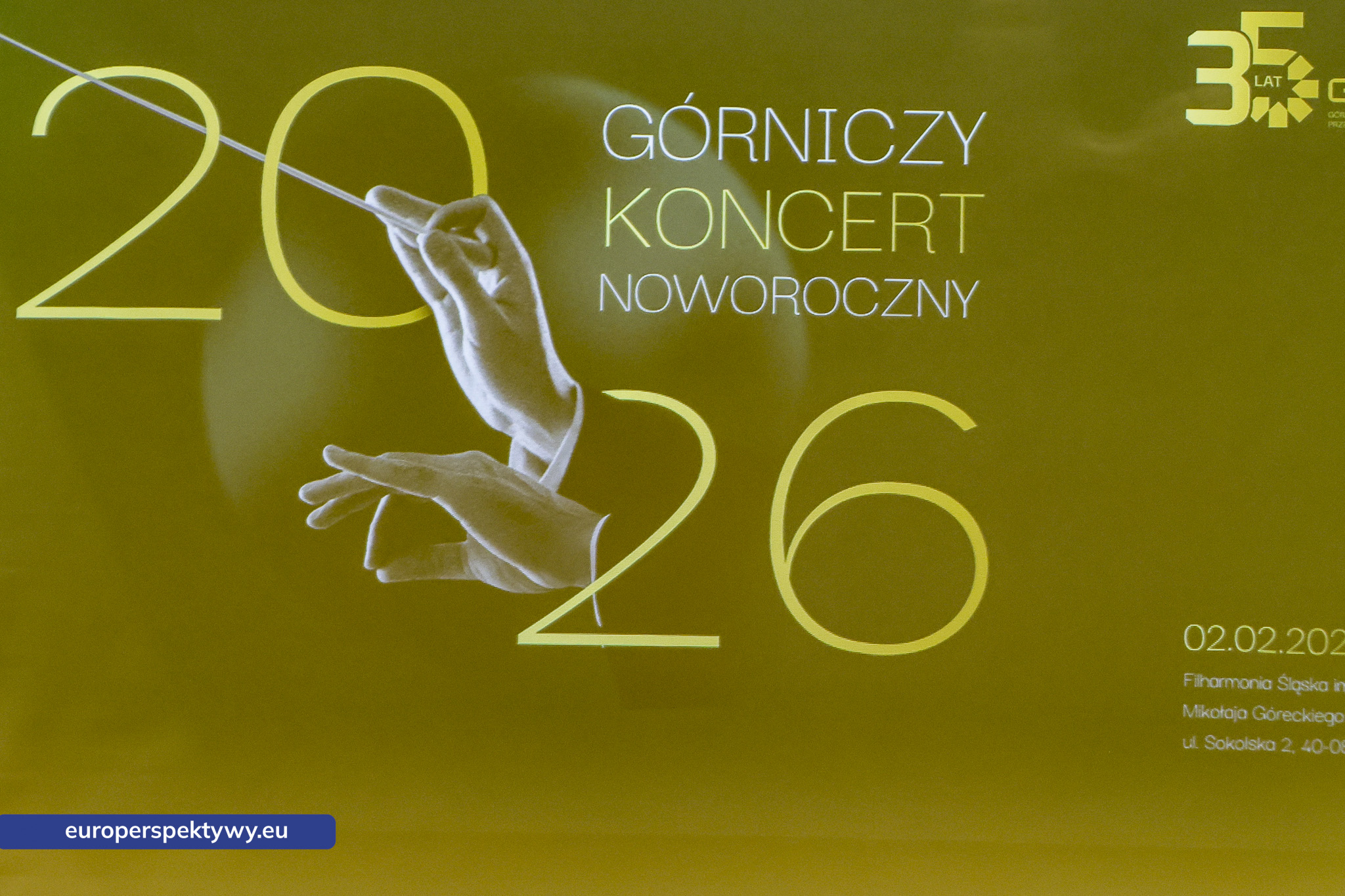 GIPH koncert noworoczny Europerspektywy Górniczy Koncert Noworoczny GIPH – jubileusz 35-lecia Izby w Filharmonii Śląskiej