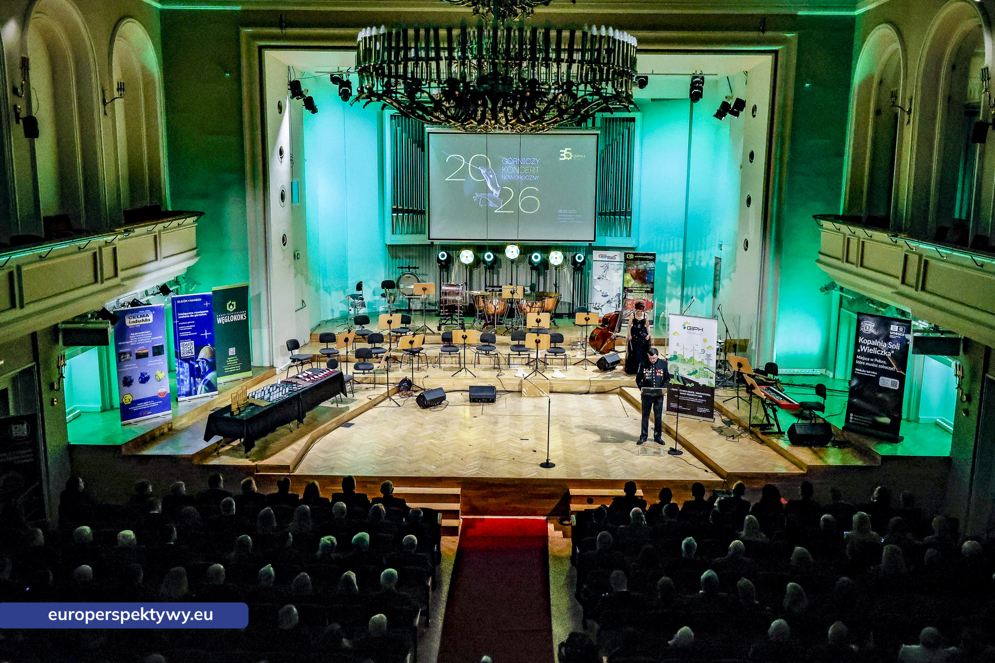 GIPH koncert noworoczny Europerspektywy Górniczy Koncert Noworoczny GIPH – jubileusz 35-lecia Izby w Filharmonii Śląskiej